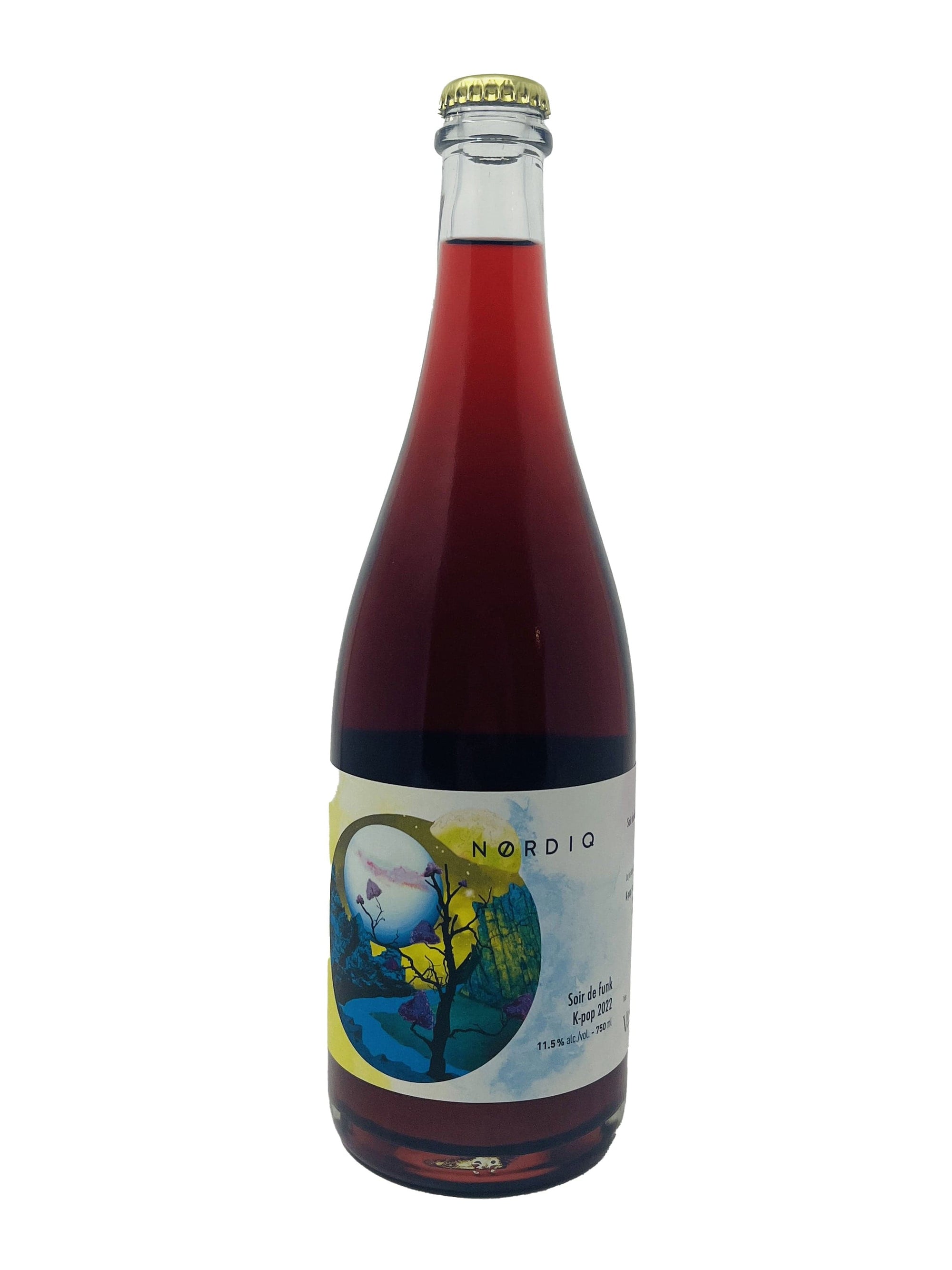 Sommelier Nordiq vin K-Pop 2022- Vin rosé mousseux Sommelier Nordiq x Vignoble Château Fontaine