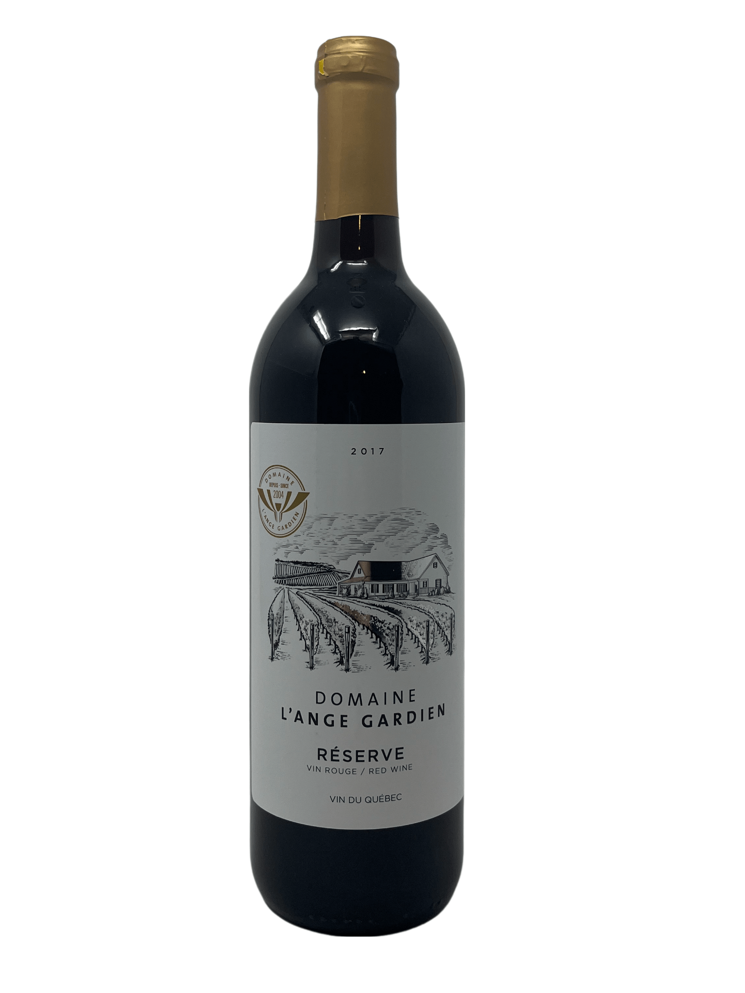 Domaine de l'Ange Gardien vin Réserve 2017- Vin rouge du Domaine l'Ange Gardien