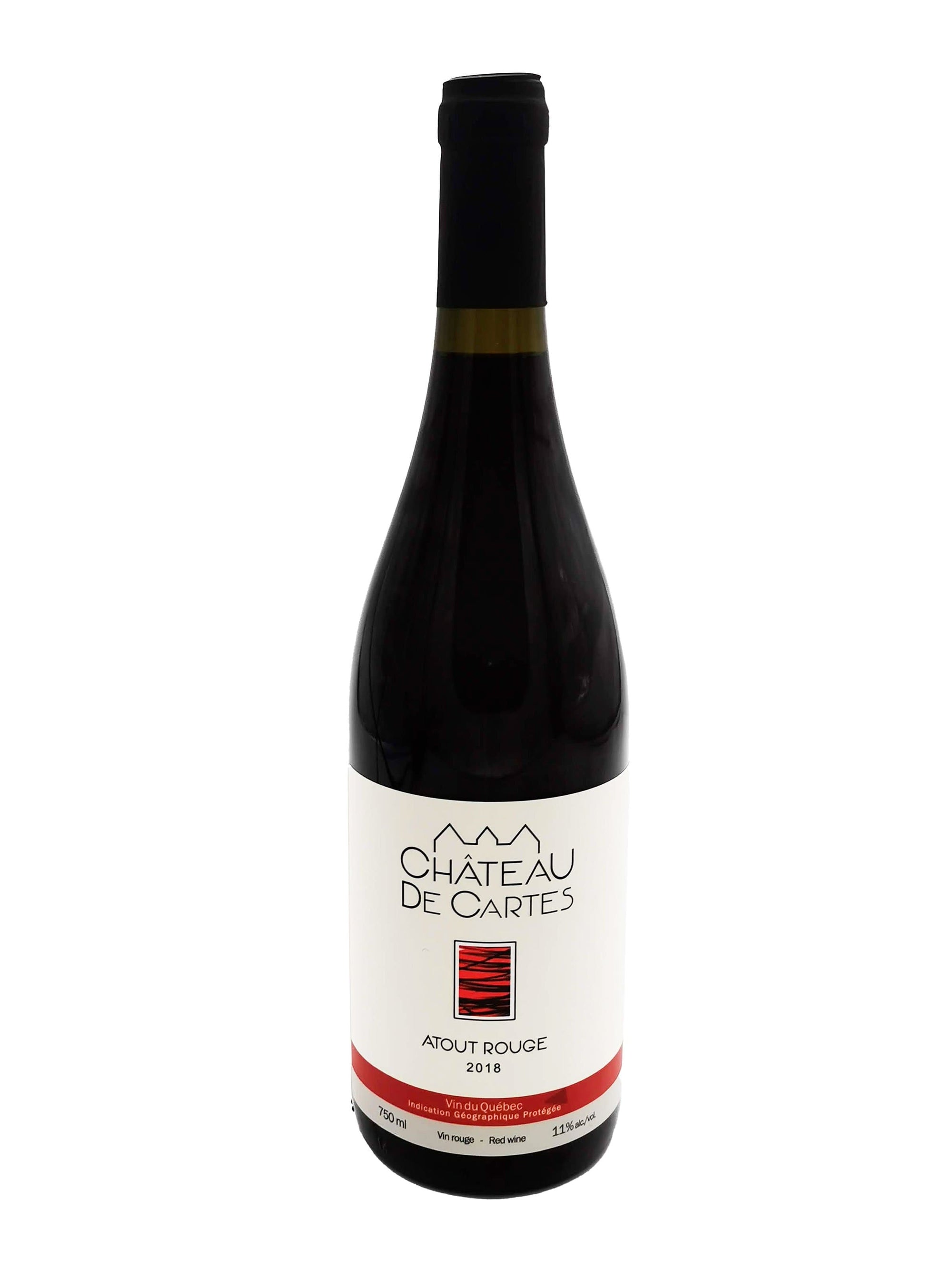 Atout Rouge - Vin rouge de chez Château de Cartes