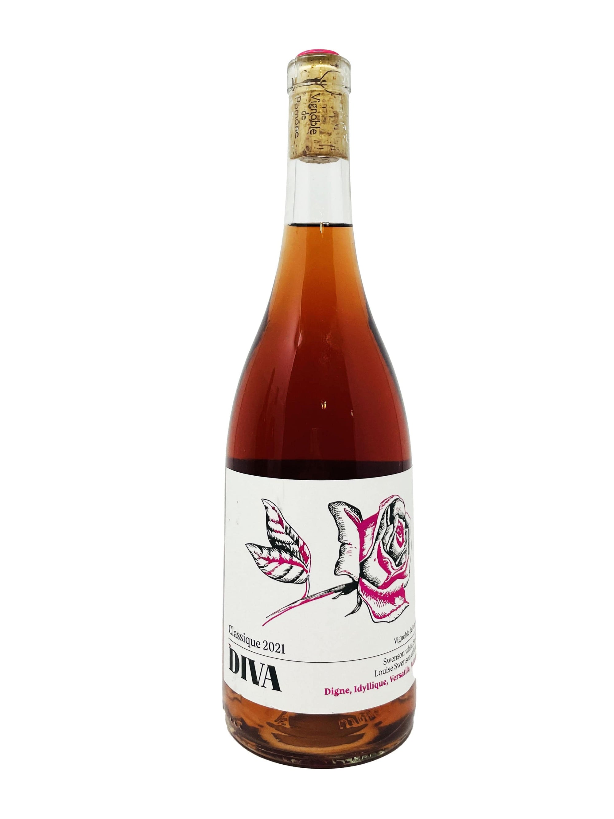 Vignoble de Pomone vin Diva Classique 2021 - Vin Rosé du Vignoble de Pomone
