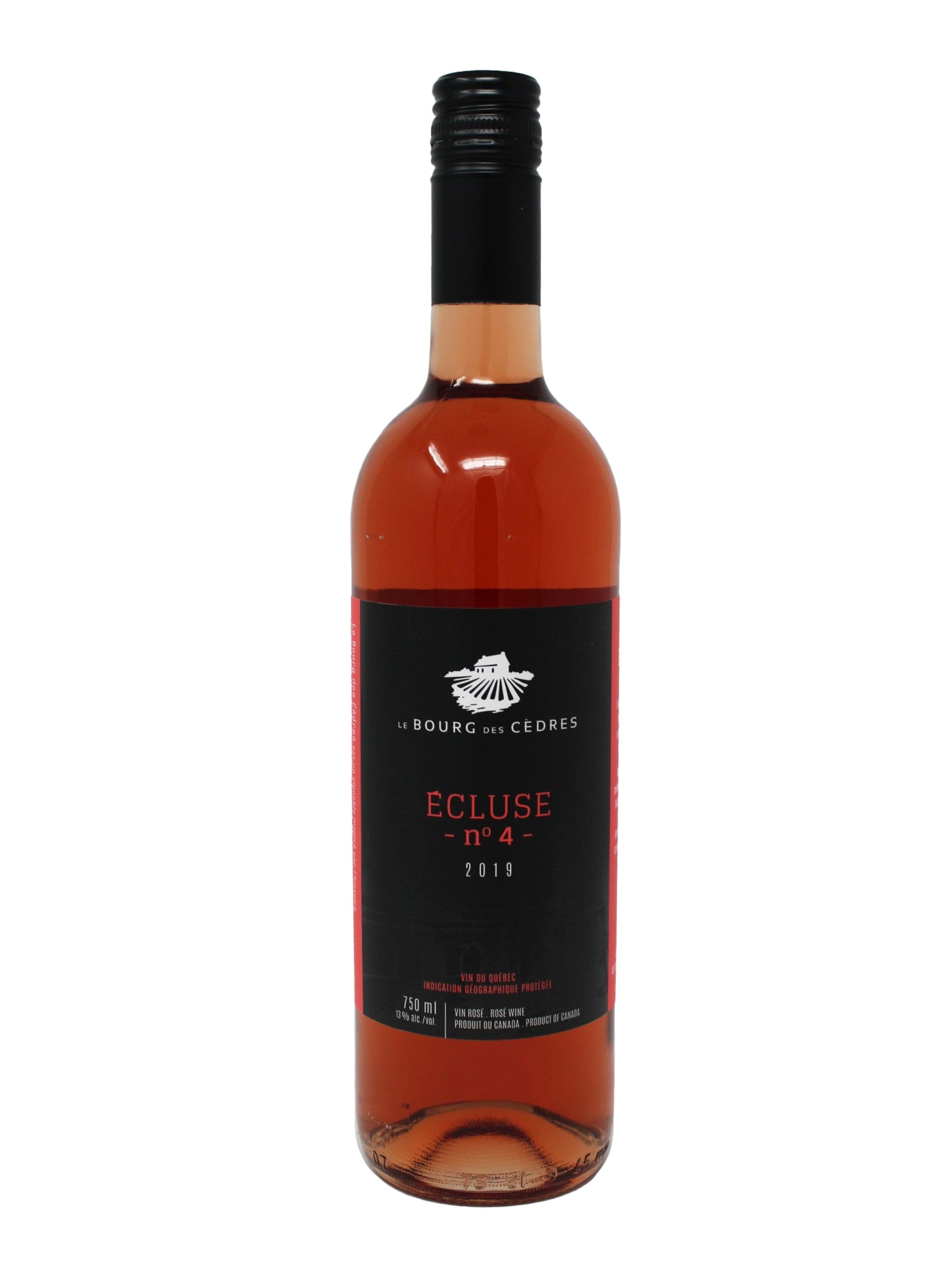 Bourg des Cèdres vin Écluse No 4 2019 - Vin rosé du Vignoble Le Bourg des Cèdres