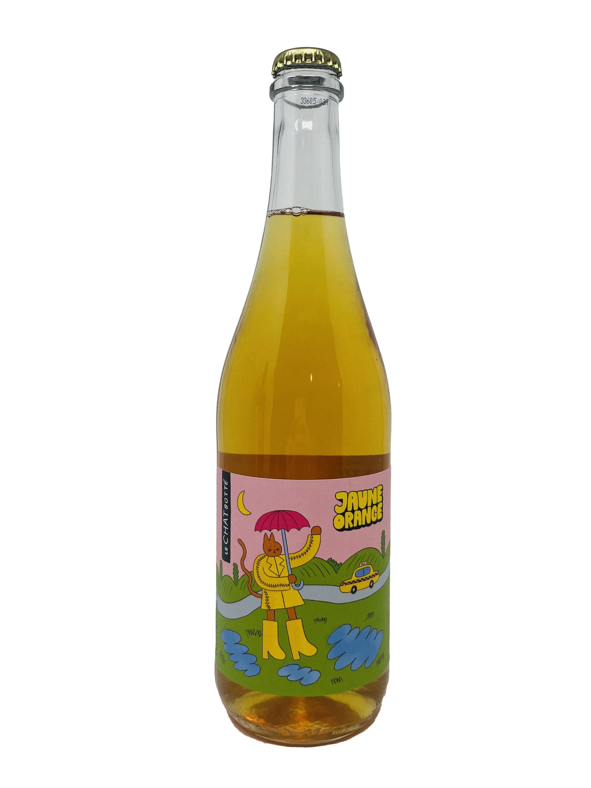 Vignoble Le Chat Botté vin Jaune Orange - Vin blanc de macération du Vignoble Le Chat Botté