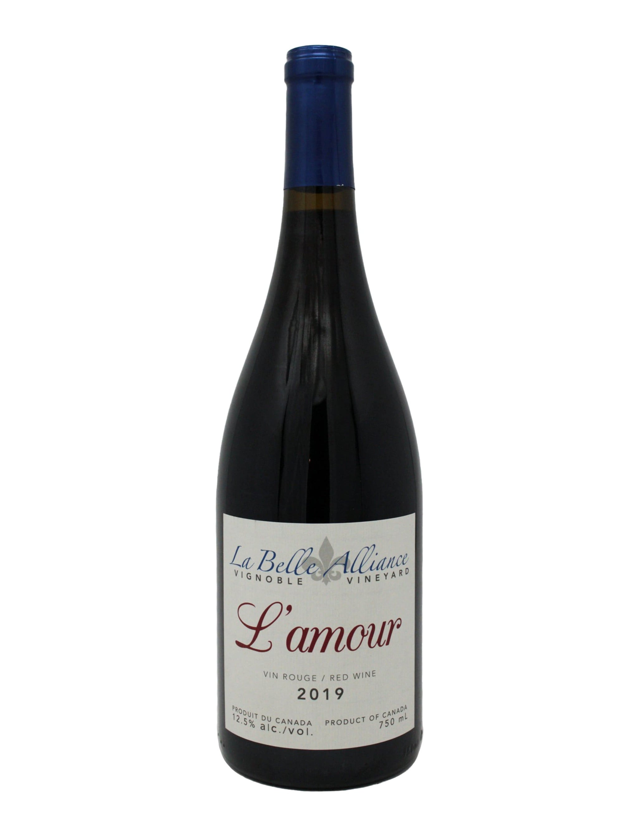 La Belle Alliance vin L'Amour 2019 - Vin rouge du Vignoble La Belle Alliance