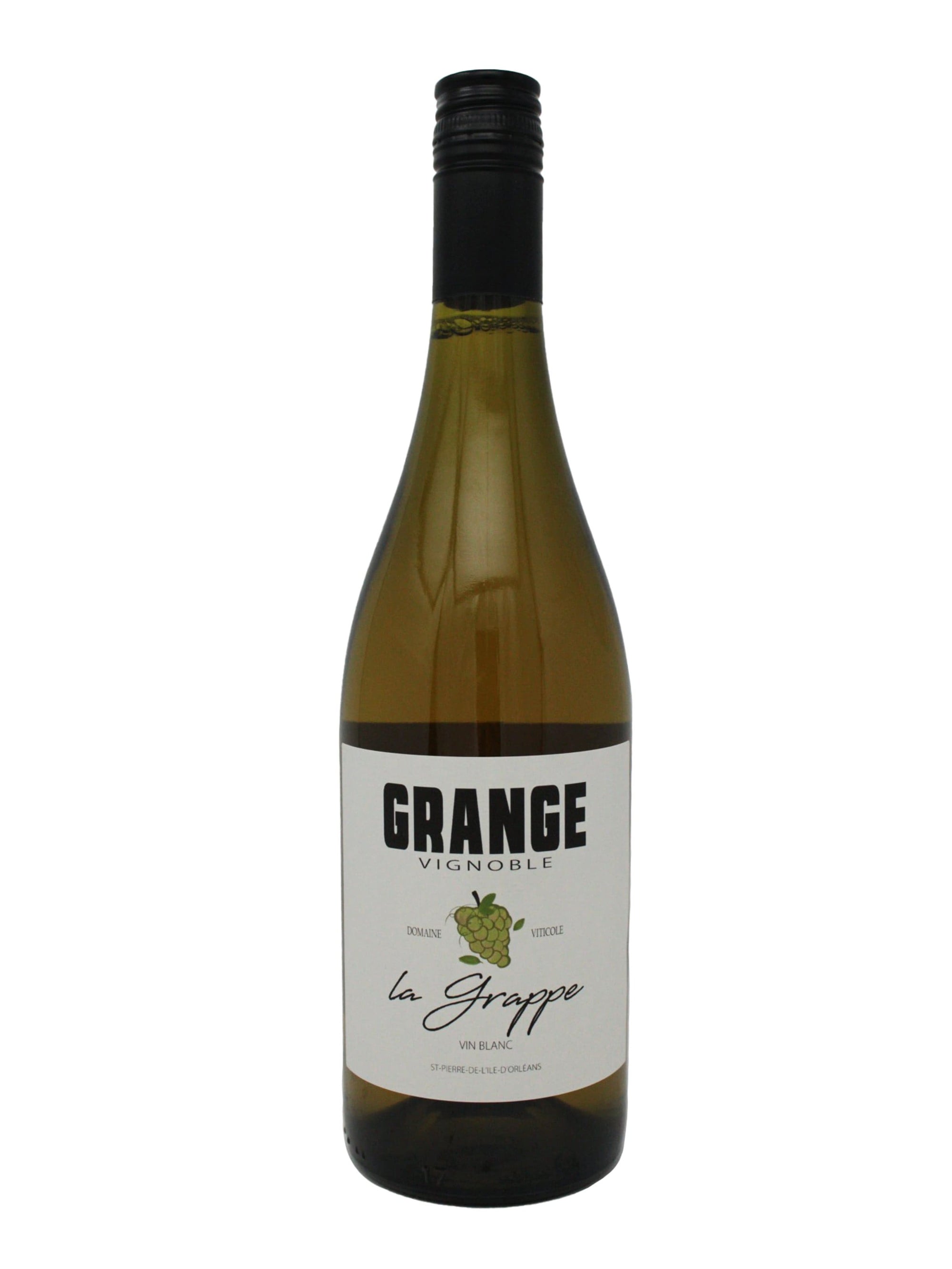 Vignoble La Grange vin La Grappe - Vin blanc du Vignoble de la Grange