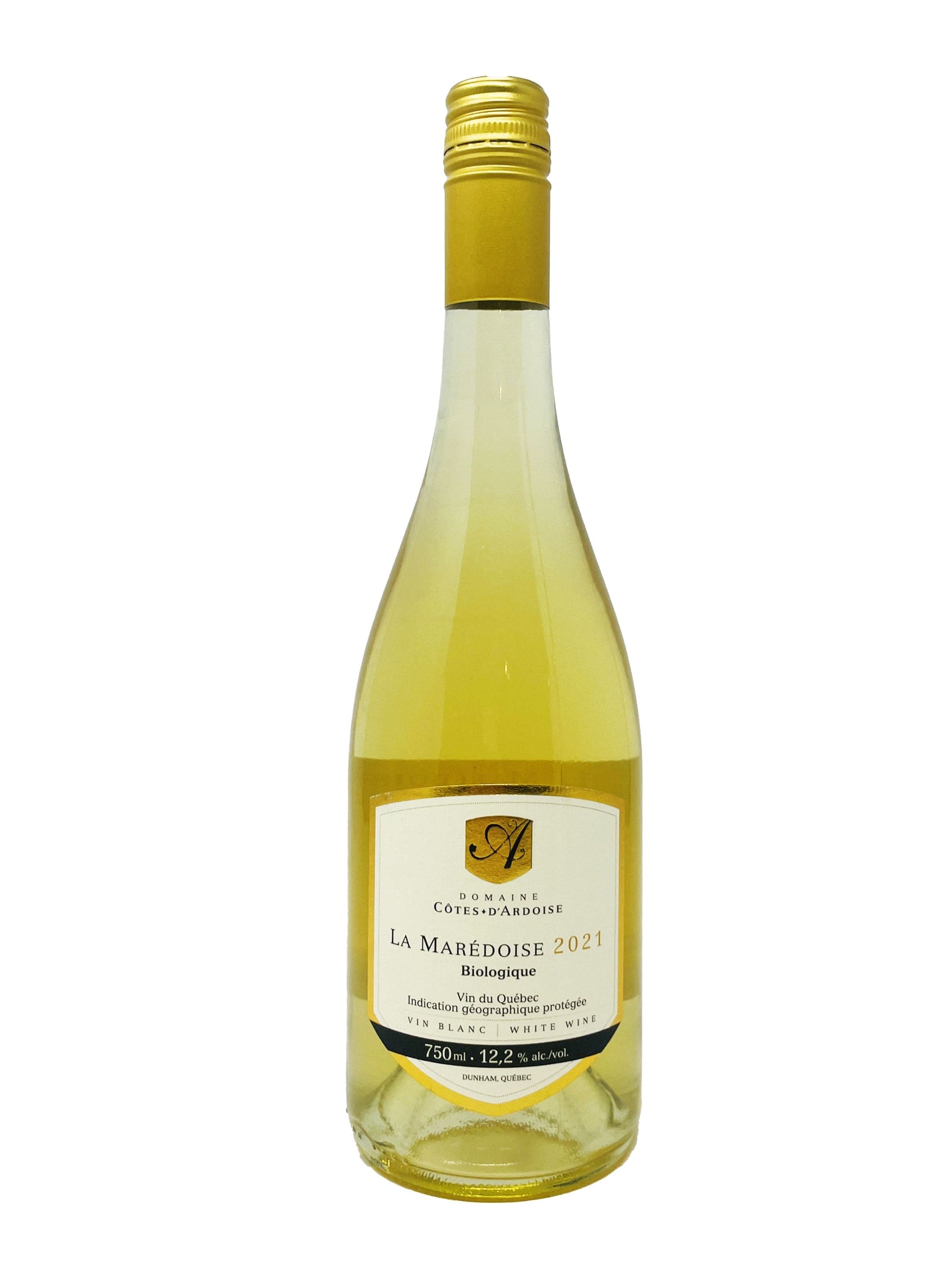 Domaine des Côtes d'Ardoise vin La Marédoise 2021 BIO - Vin Blanc du Domaine Côtes d'Ardoise
