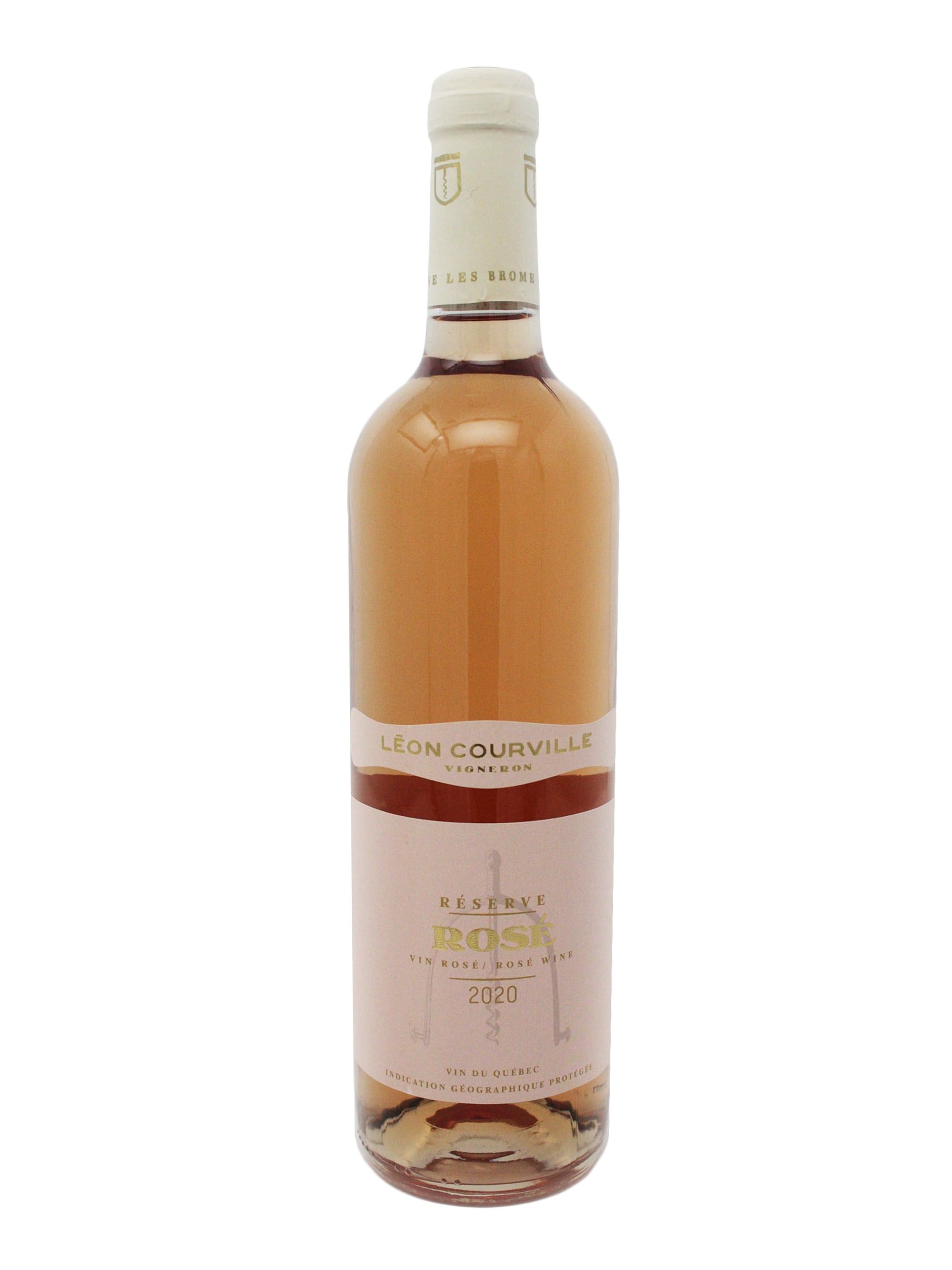 Léon Courville vin Rosé Réserve - Vin Rosé de Léon Courville