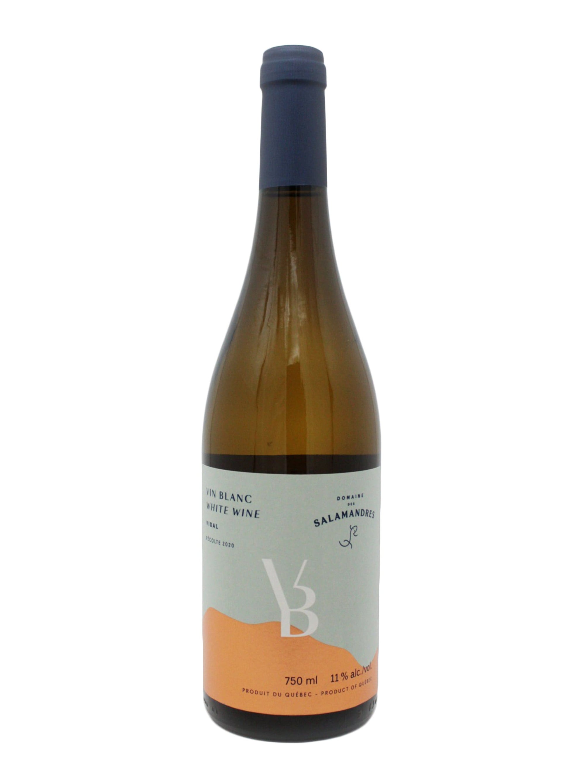 Domaine des Salamandres vin Vidal - Vin Blanc du Domaine des Salamandres