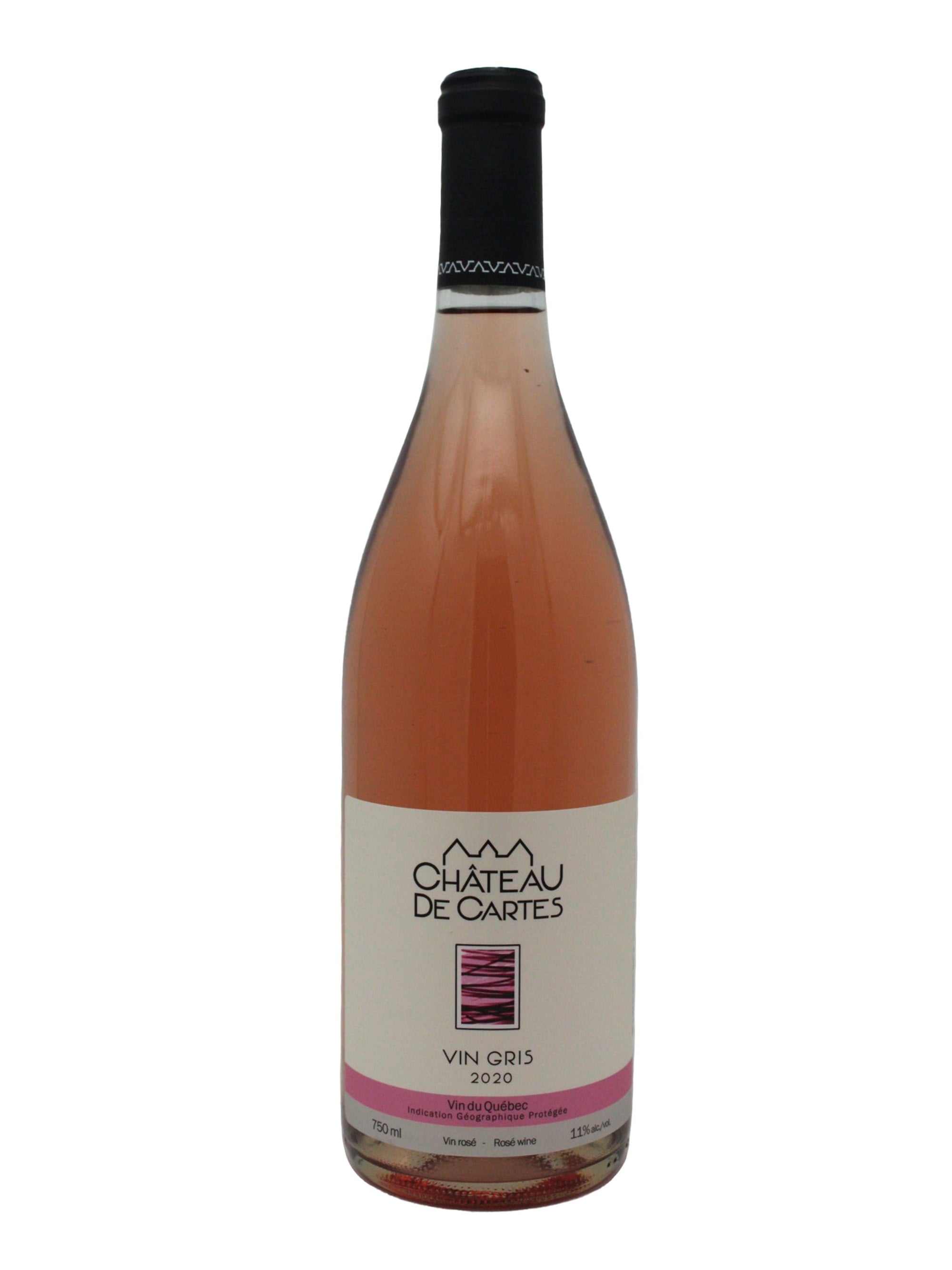 Vignoble Château de Cartes Vin Gris - Vin rosé de chez Château de Cartes