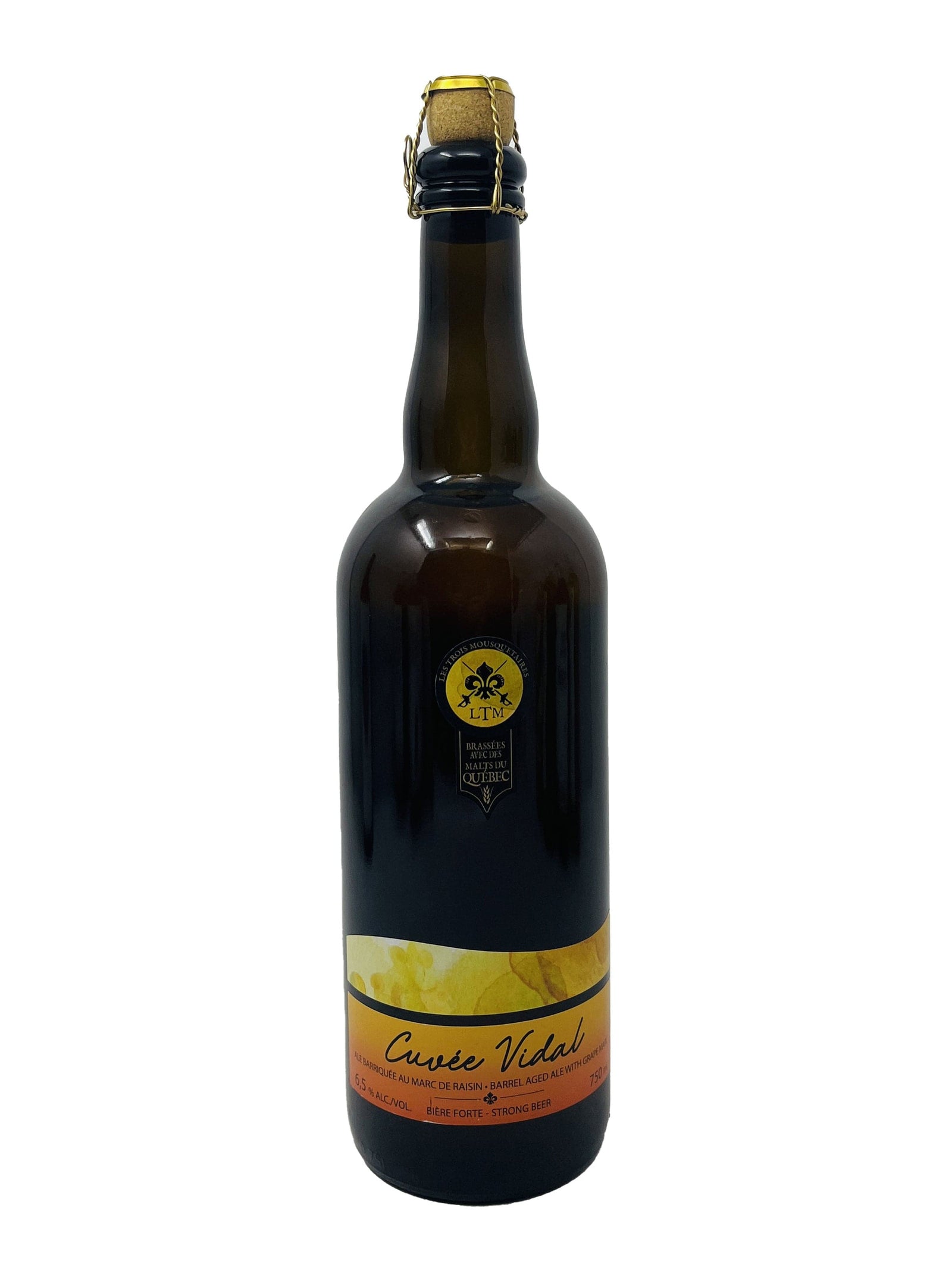 Les Trois Mousquetaires Microbrasseur bière Bière Cuvée Vidal- Les Trois Mousquetaires Microbrasseur