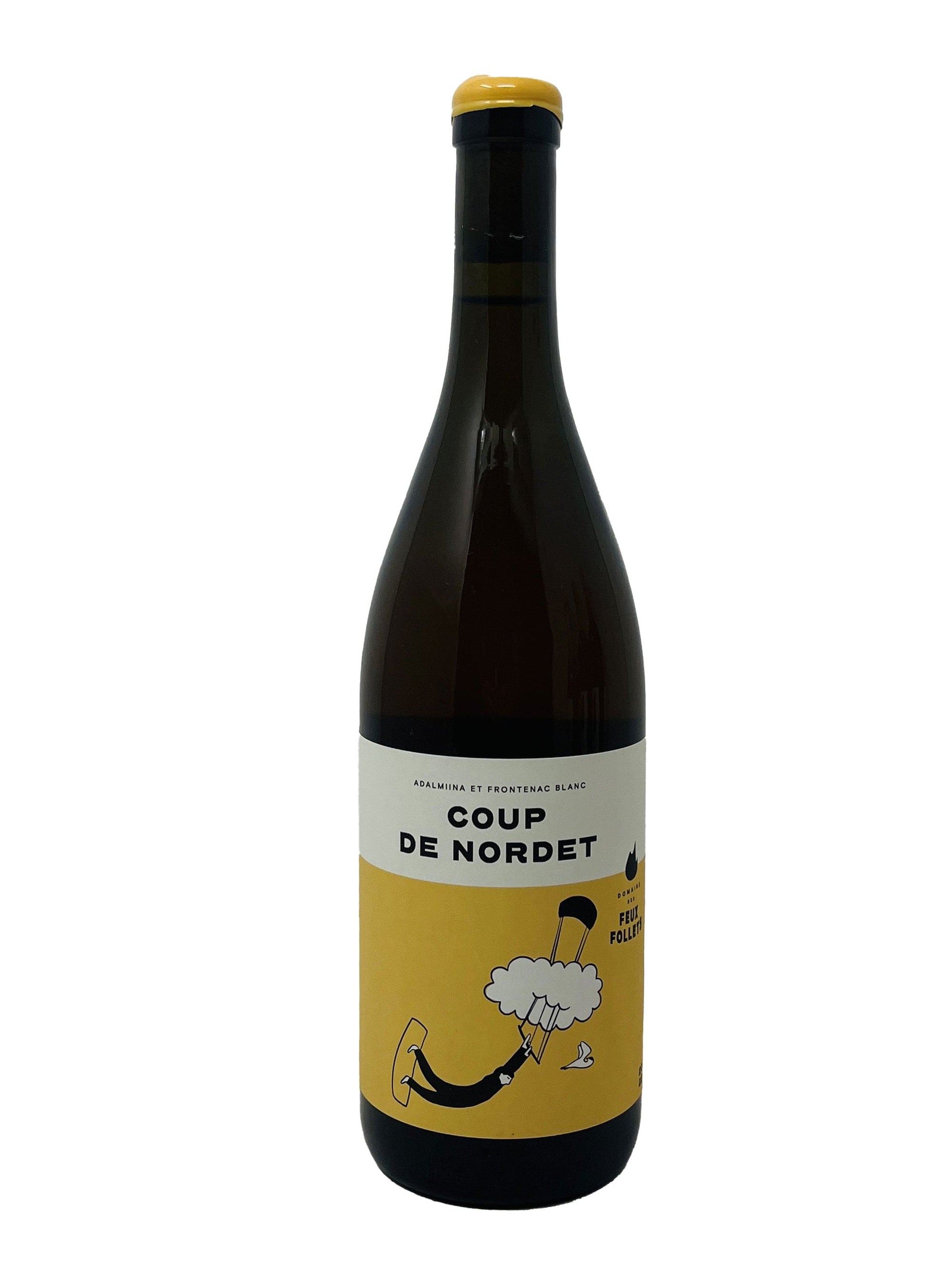 Domaine des Feux Follets vin Coup de Nordel 2022- Vin blanc biologique du Domaine des Feux Follets