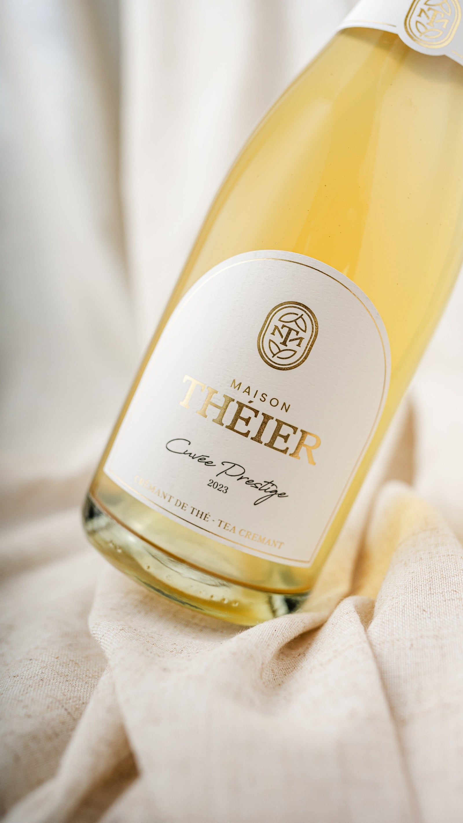 Maison Théier boisson sans alcool Cuvée prestige 2023 - Crémant de thé sans alcool de Maison Théier
