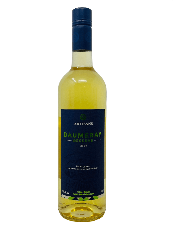 Vignoble Les Artisans du Terroir vin Daumeray reserve Blanc 2020 - Vin blanc du Vignoble Les Artisans du Terroir