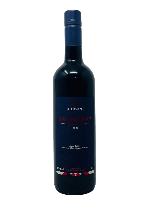 Vignoble Les Artisans du Terroir vin Daumeray Rouge réserve 2020 - Vin rouge du Vignoble Les Artisans du Terroir