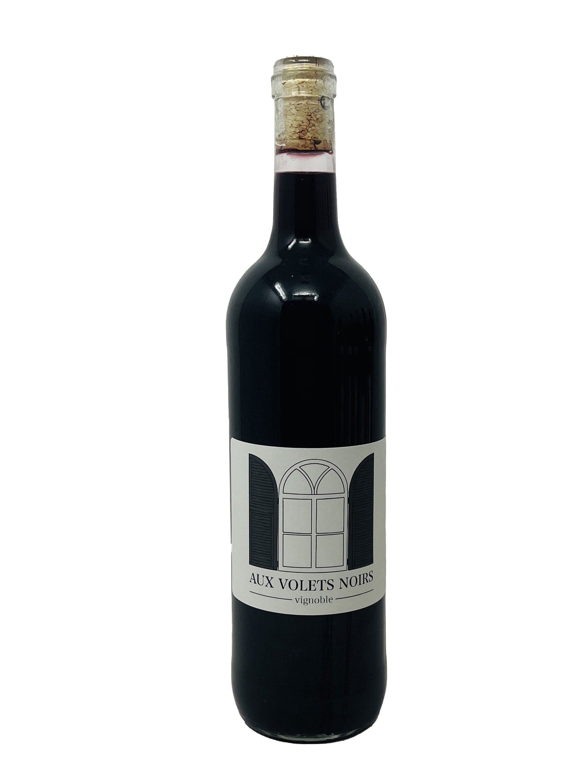 Aux Volets Noirs vin Frontenac Noir 2022- Vin rouge nature du vignoble Aux Volets Noirs
