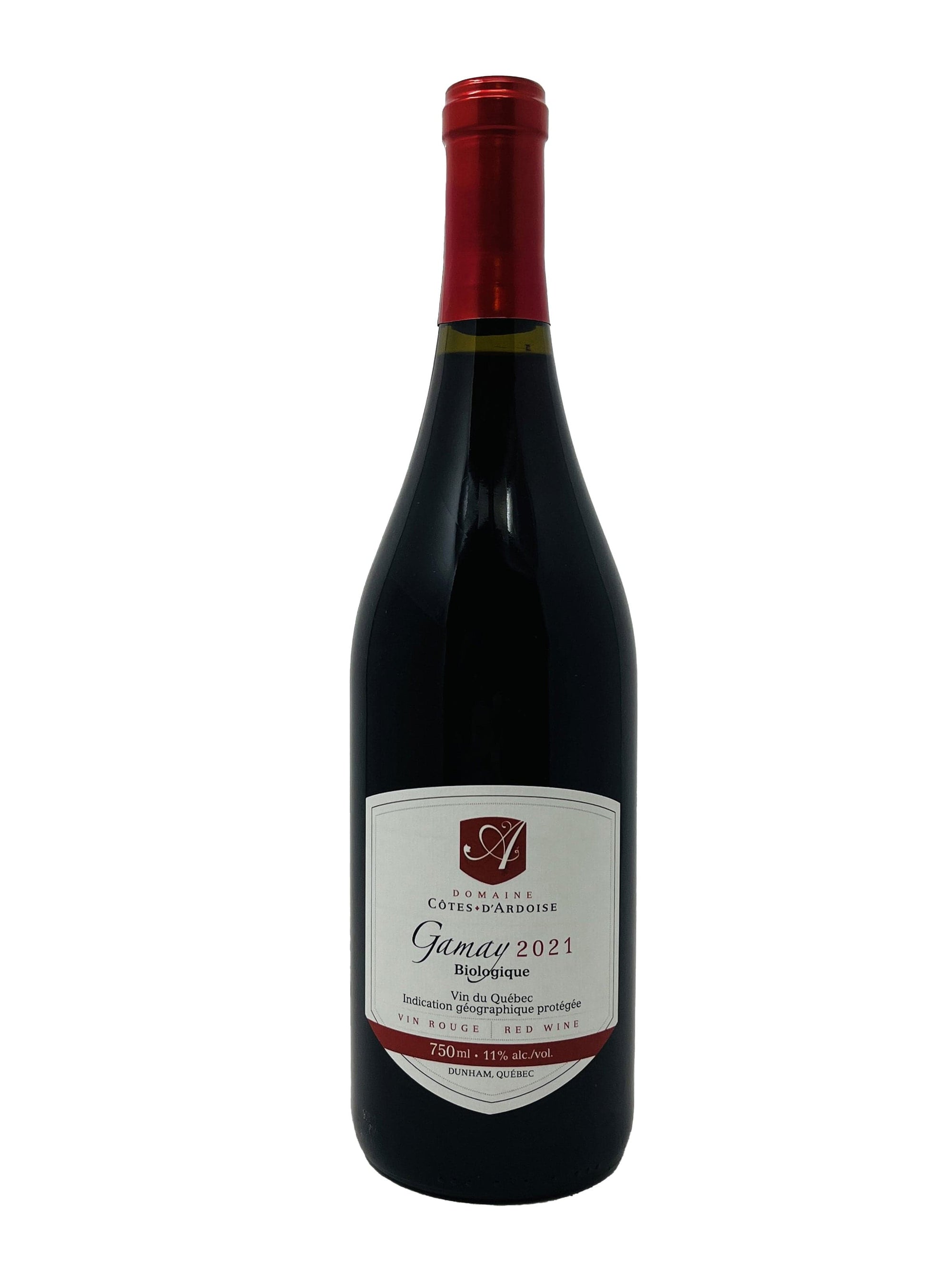 Domaine des Côtes d'Ardoise vin Gamay 2021 biologique - Vin Rouge du Domaine des Côtes d'Ardoise