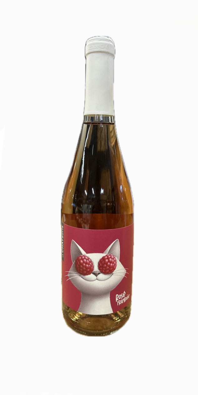 Rosé framboise - Vin rosé du Vignoble Le Chat Botté