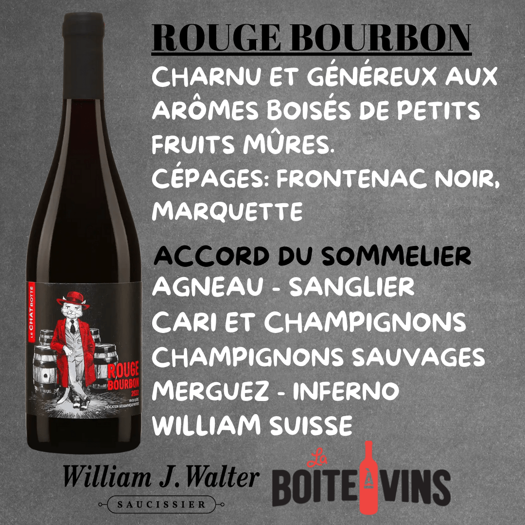 Vignoble Le Chat Botté vin Le Rouge Bourbon 2022- Vignoble Le Chat Botté