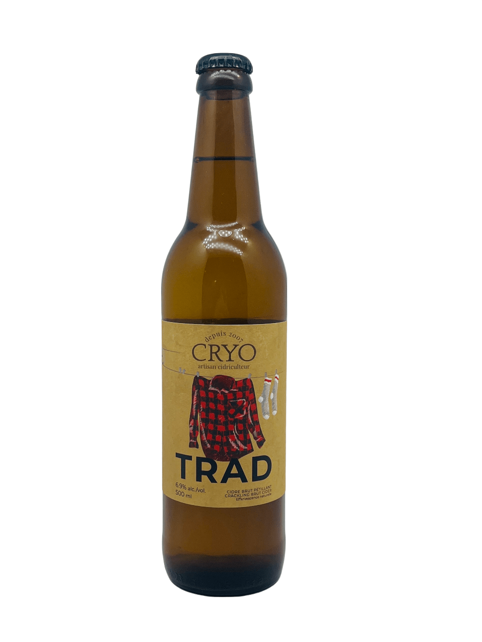 Cidrerie CRYO cidre Le TRAD - Cidre Bouché de la Cidrerie CRYO