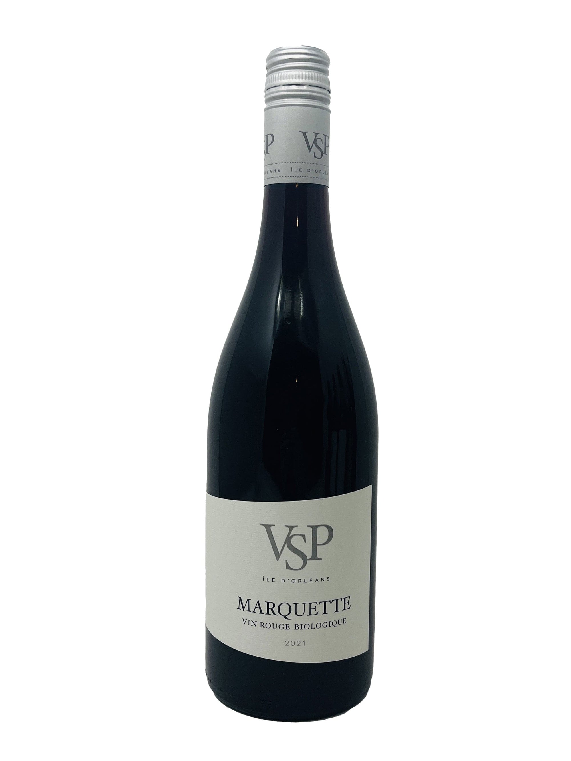 Vignoble Ste-Pétronille vin Marquette Rouge 2020 - Vin rouge biologique du Vignoble Ste-Pétronille
