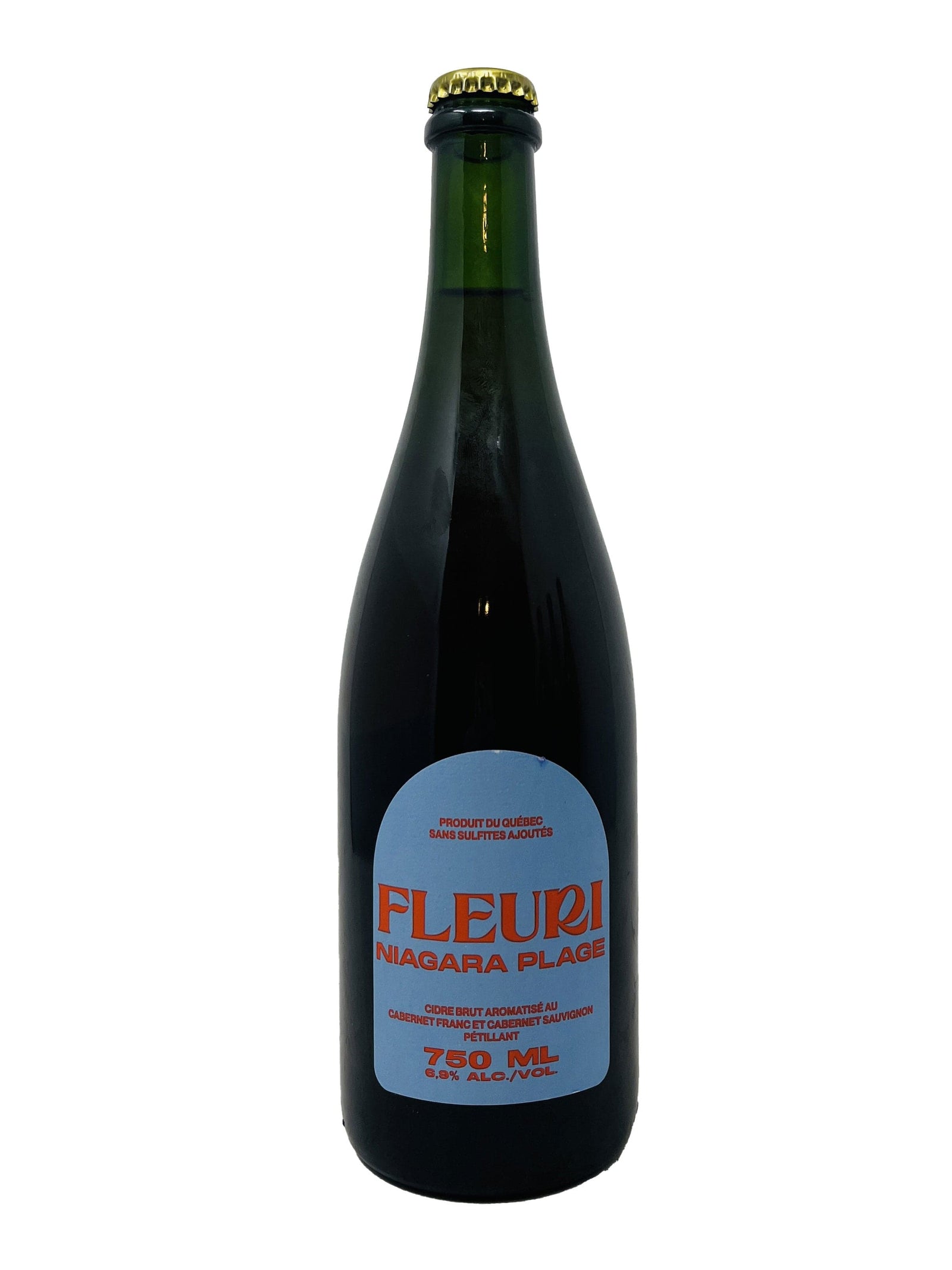 Cidrerie Fleuri Cidres Niagara plage - Cidre brut pétillant aromatisé de chez Fleuri Cidres biologiques