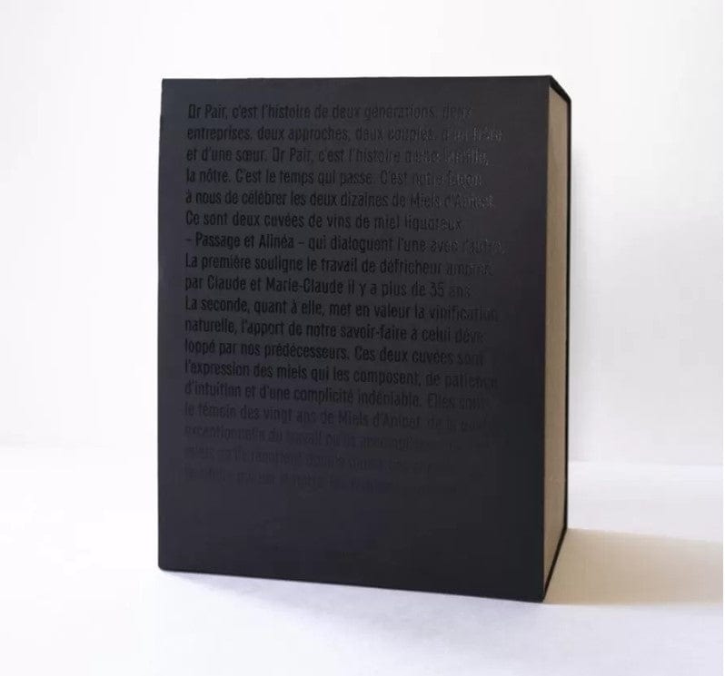 Ferme Apicole Desrochers D. Liqueurs et spiritueux Or Pair coffret cadeau 2 bouteilles prestige de Desrochers D