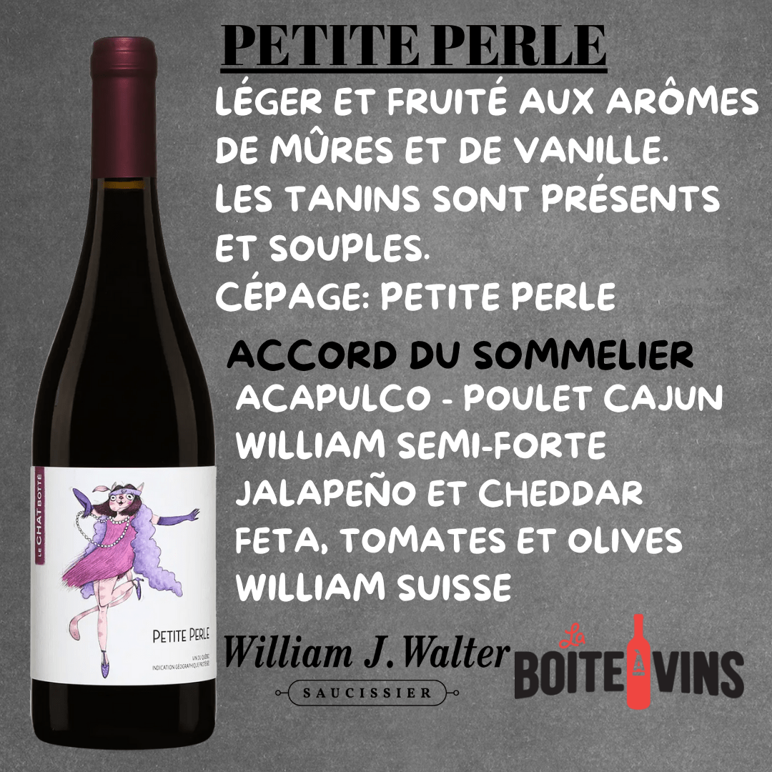 Vignoble Le Chat Botté vin Petite Perle 2023 - Vin rouge du vignoble Le Chat Botté