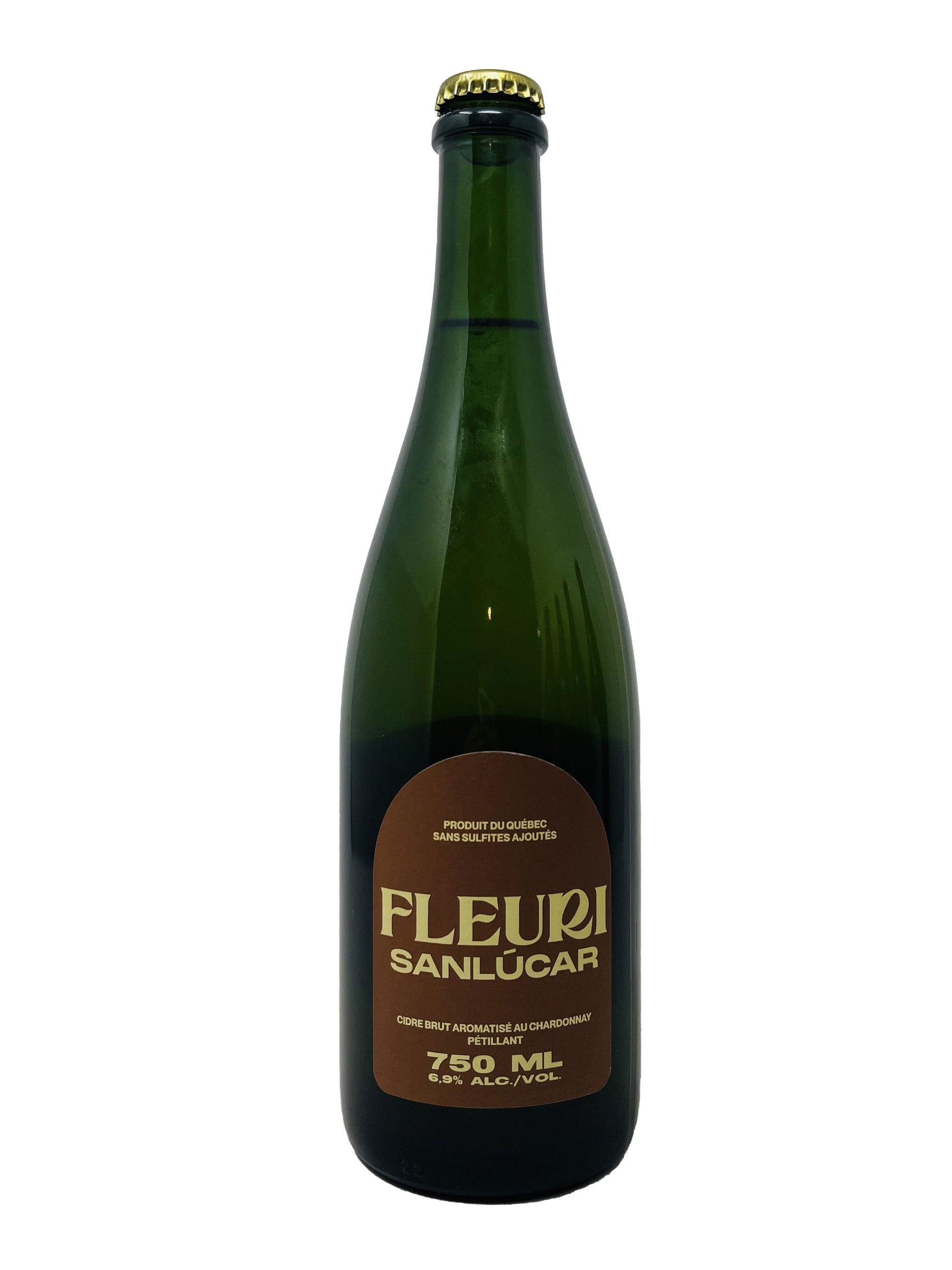Cidrerie Fleuri Sanlùcar - Cidre brut pétillant aromatisé au Chardonnay de chez cidre Fleuri biologique