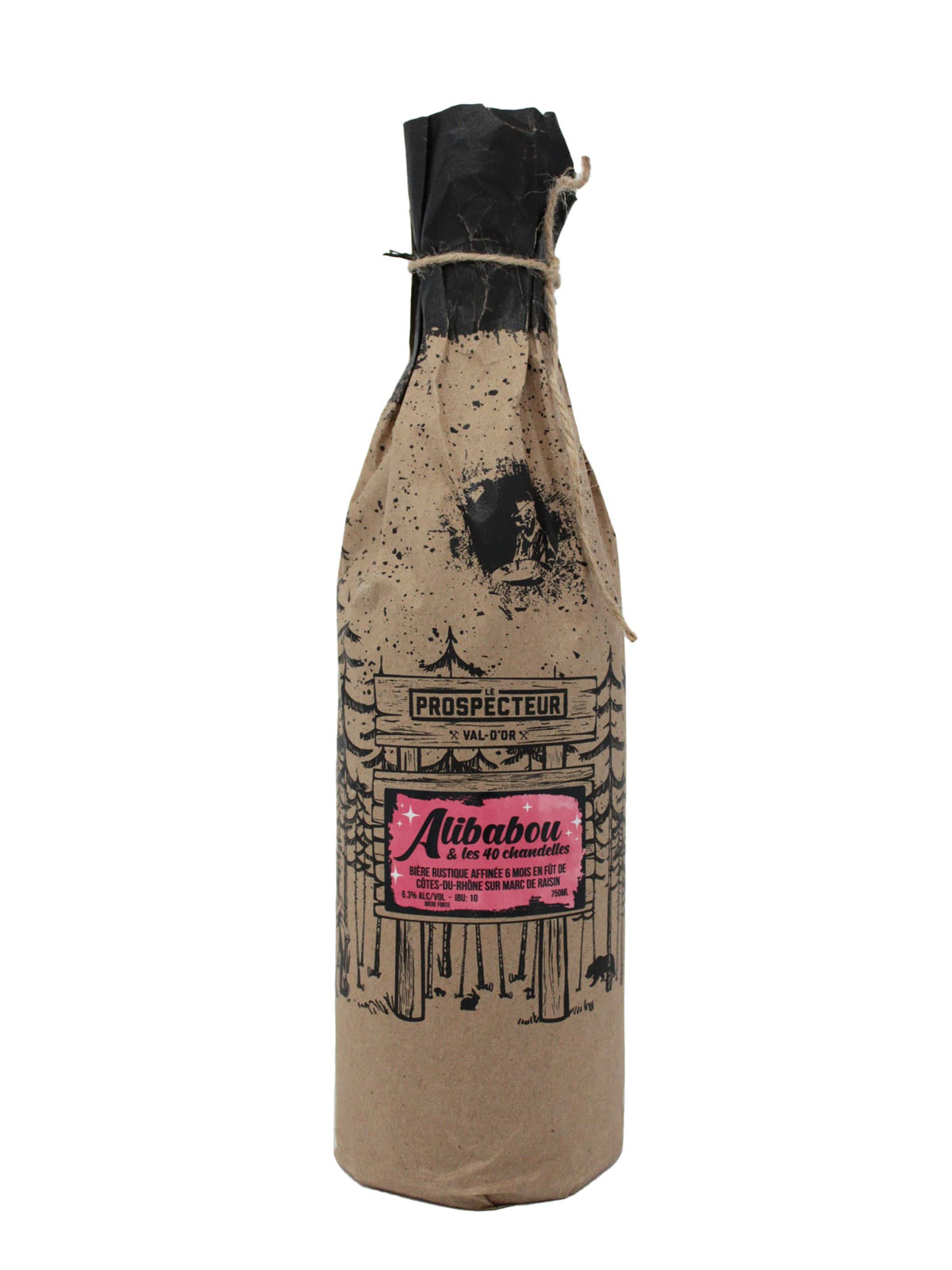 Le Prospecteur bière Alibabou &amp; les 40 Chandelles - La Microbrasserie Le Prospecteur