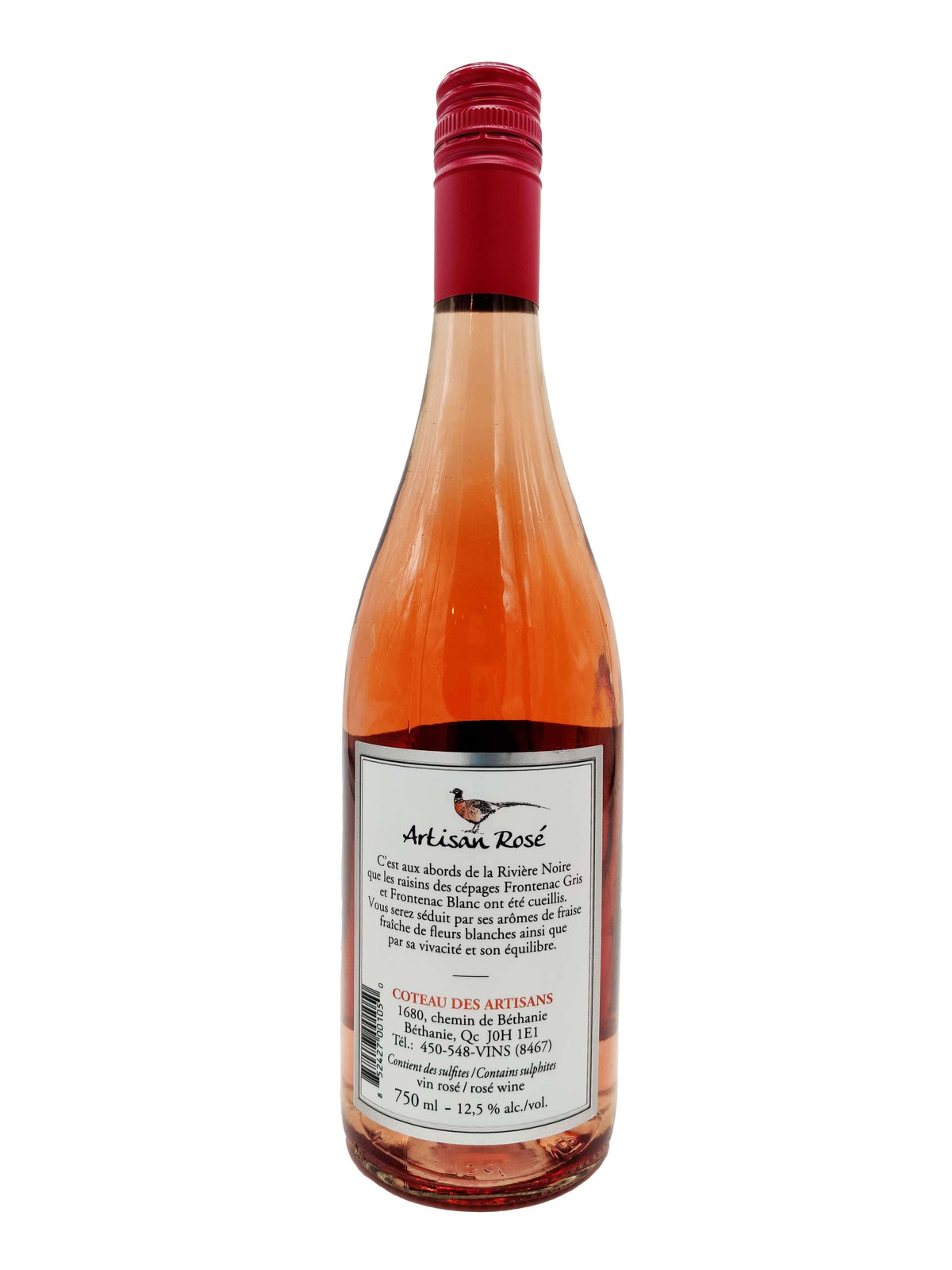Coteau des Artisans vin Artisan Rosé - Vin rosé du Coteau des Artisans