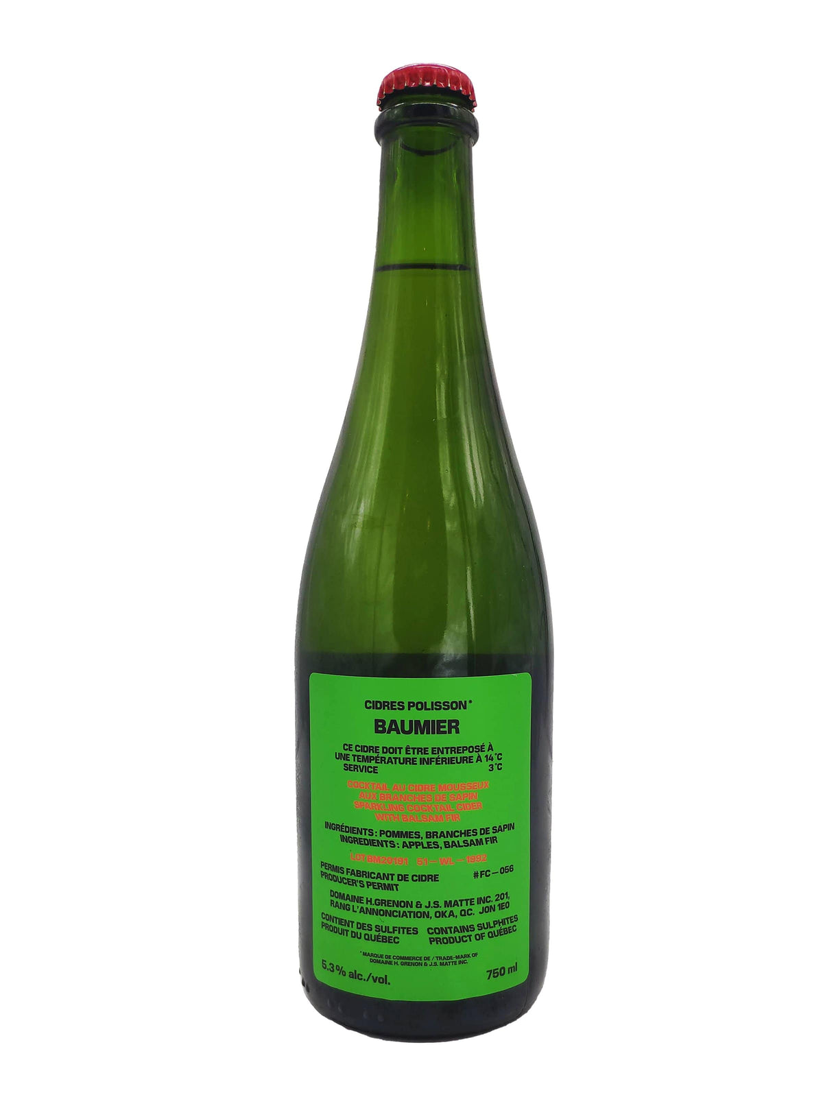 Baumier - Cidre mousseux des Cidres Polisson