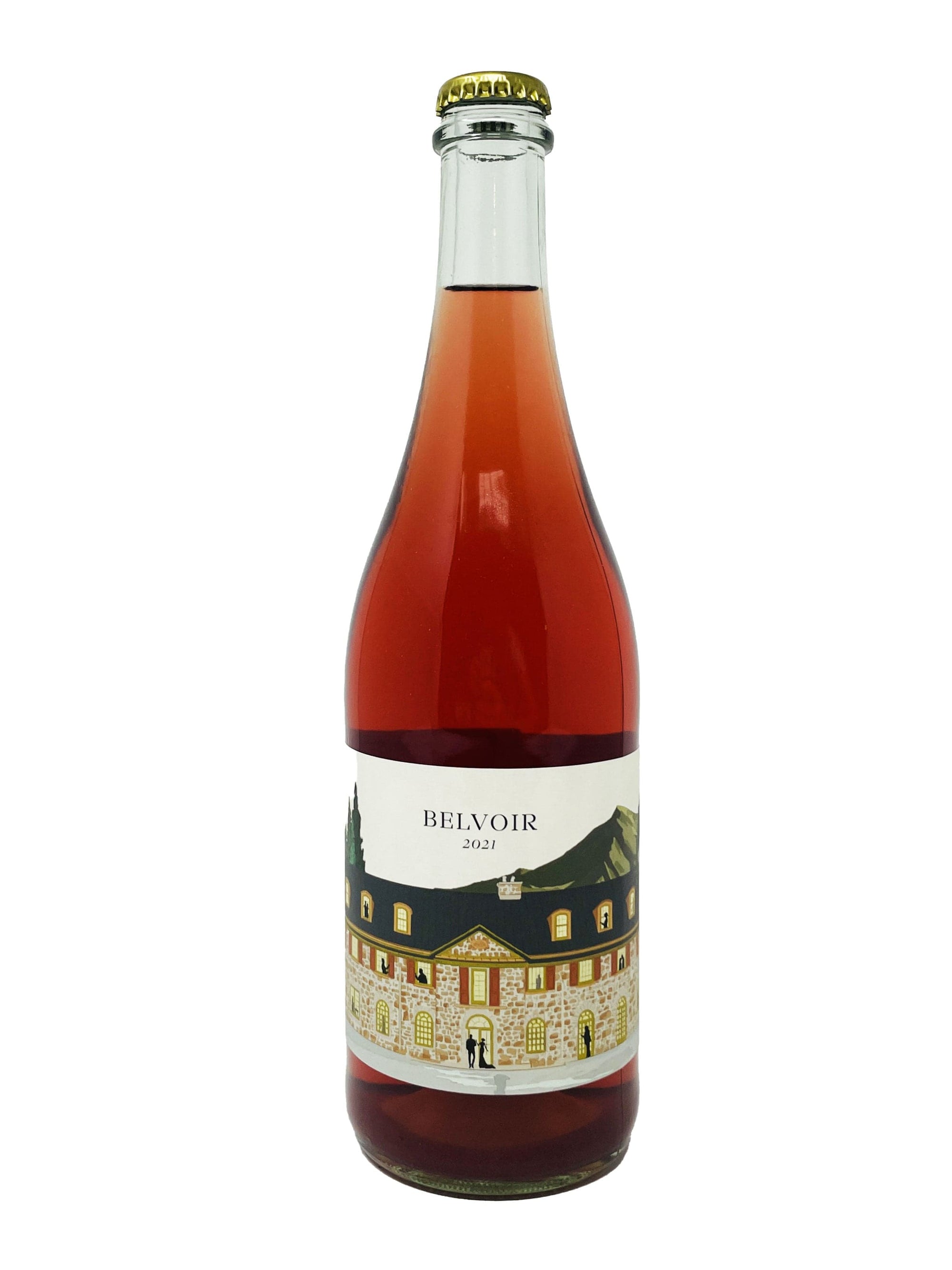 Vignoble Château Fontaine vin Belvoir 2021 - Vin mousseux rosé du vignoble Château Fontaine