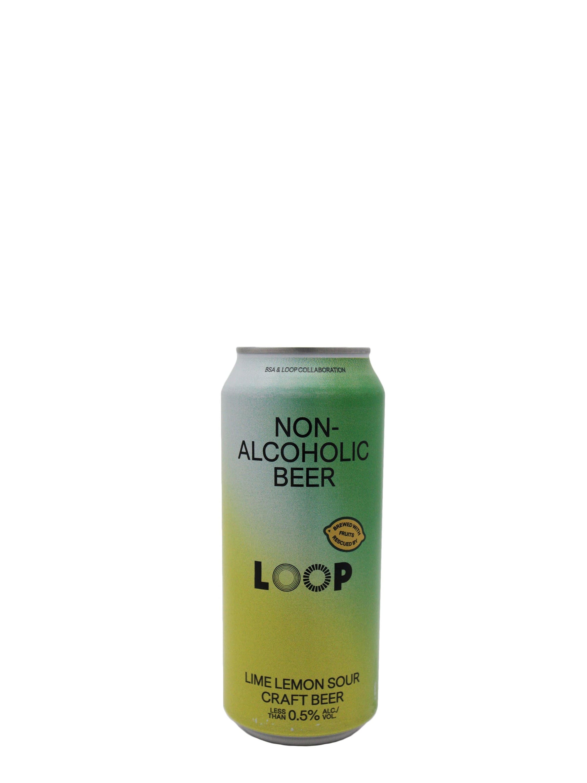 BSA bière Bière Loop Sure Lime Citron sans alcool -BSA