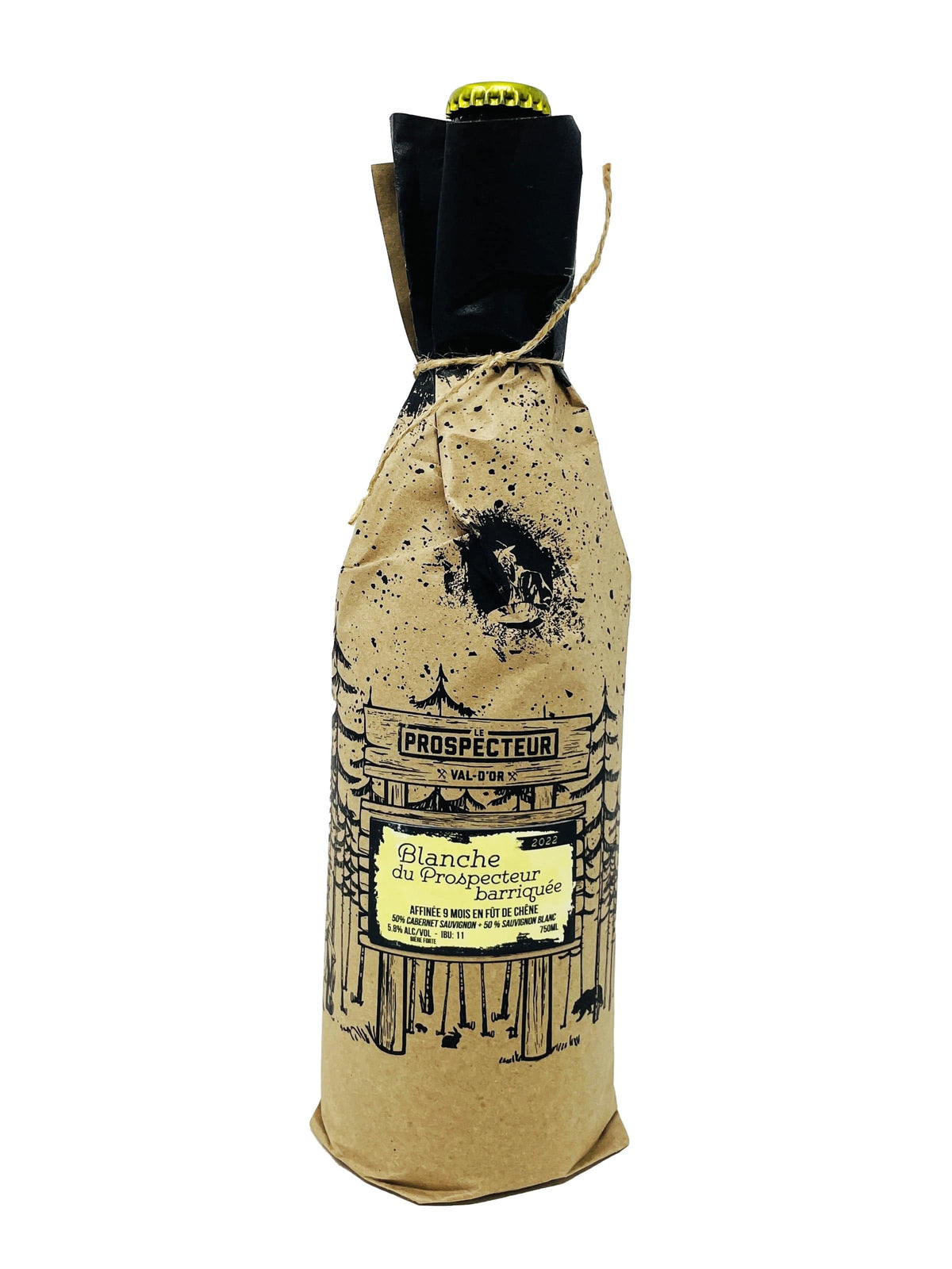 Le Prospecteur bière Blanche du Prospecteur barriquée 2022 - La Microbrasserie Le Prospecteur