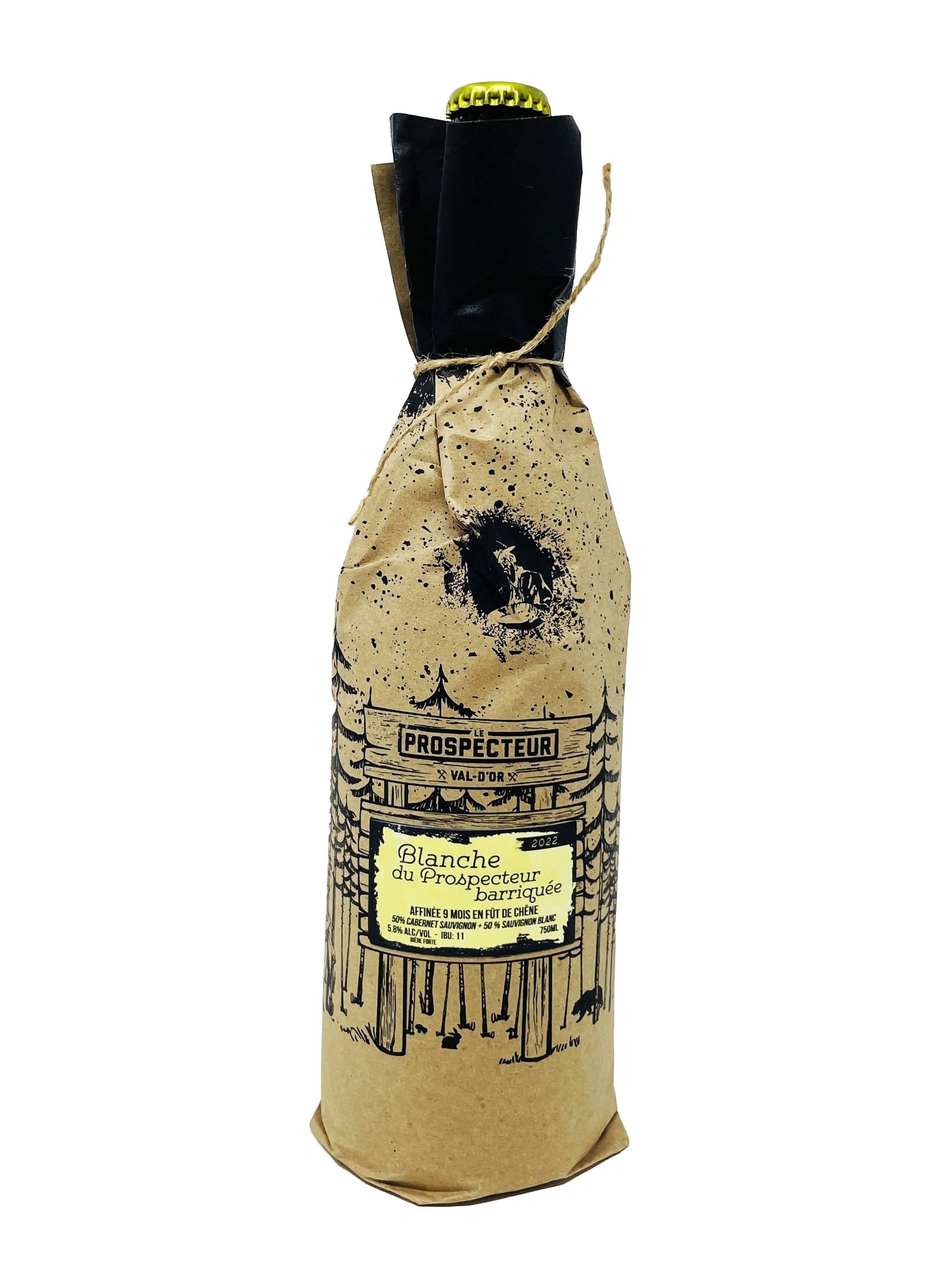 Le Prospecteur bière Blanche du Prospecteur barriquée 2022 - La Microbrasserie Le Prospecteur