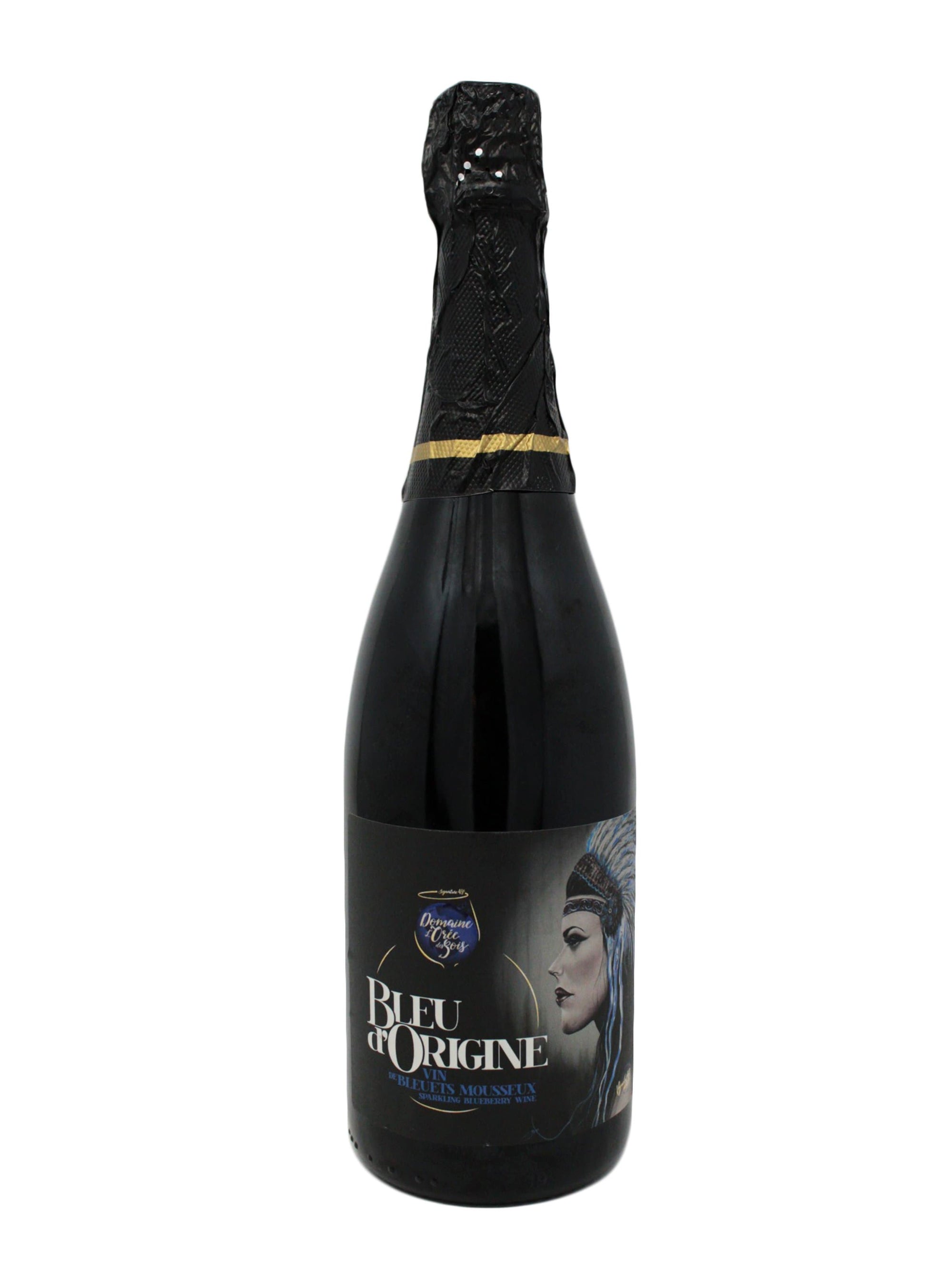 Domaine L'Orée des Bois vin Bleu d'Origine - Vin Mousseux de Bleuets Sauvages du Domaine L'Orée des Bois