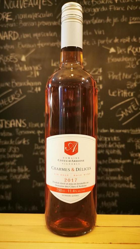 Charmes &amp; Délices 2019 - Vin Rosé du Domaine Côtes d&#39;Ardoise