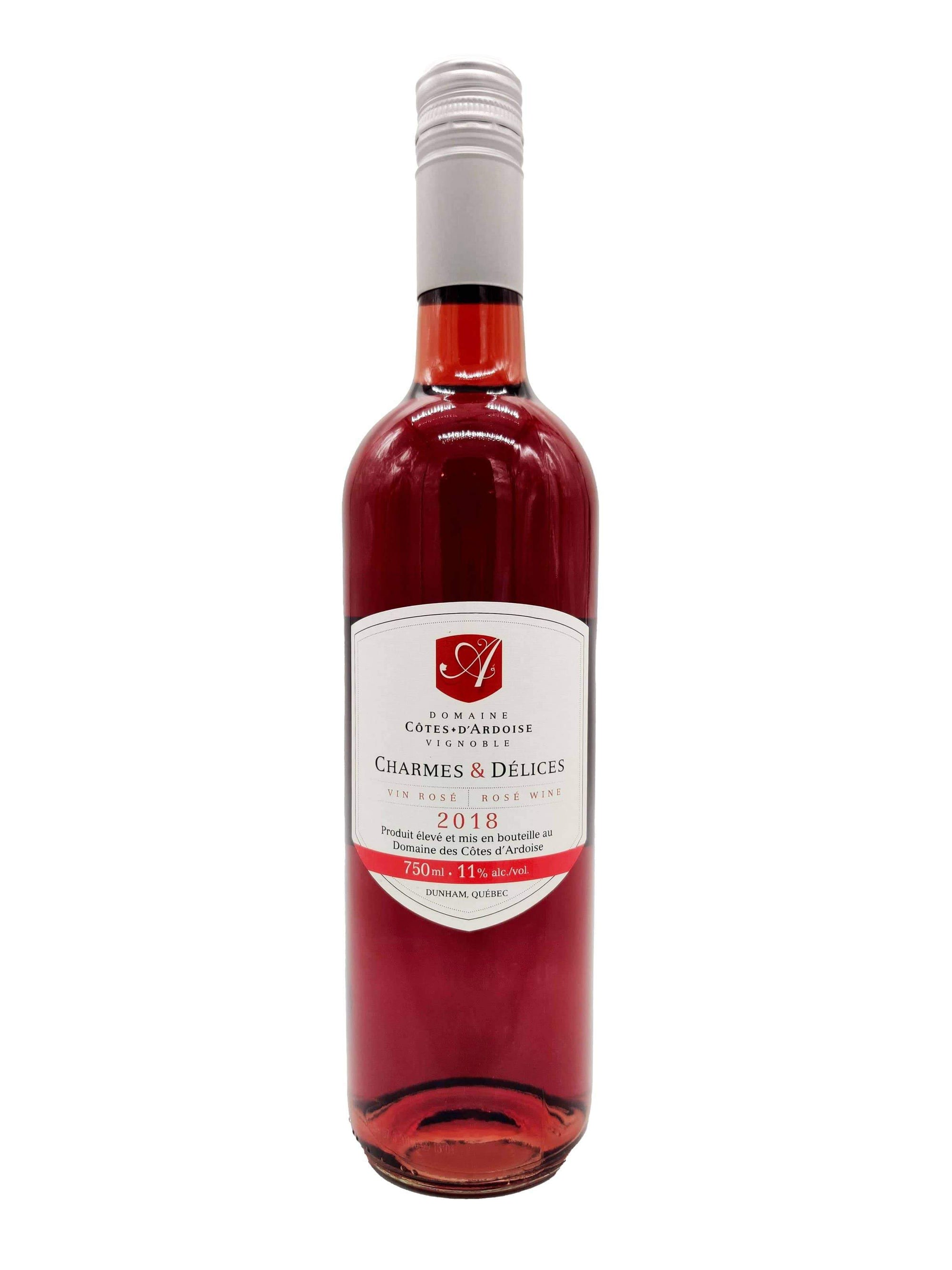 Charmes & Délices 2019 - Vin Rosé du Domaine Côtes d'Ardoise