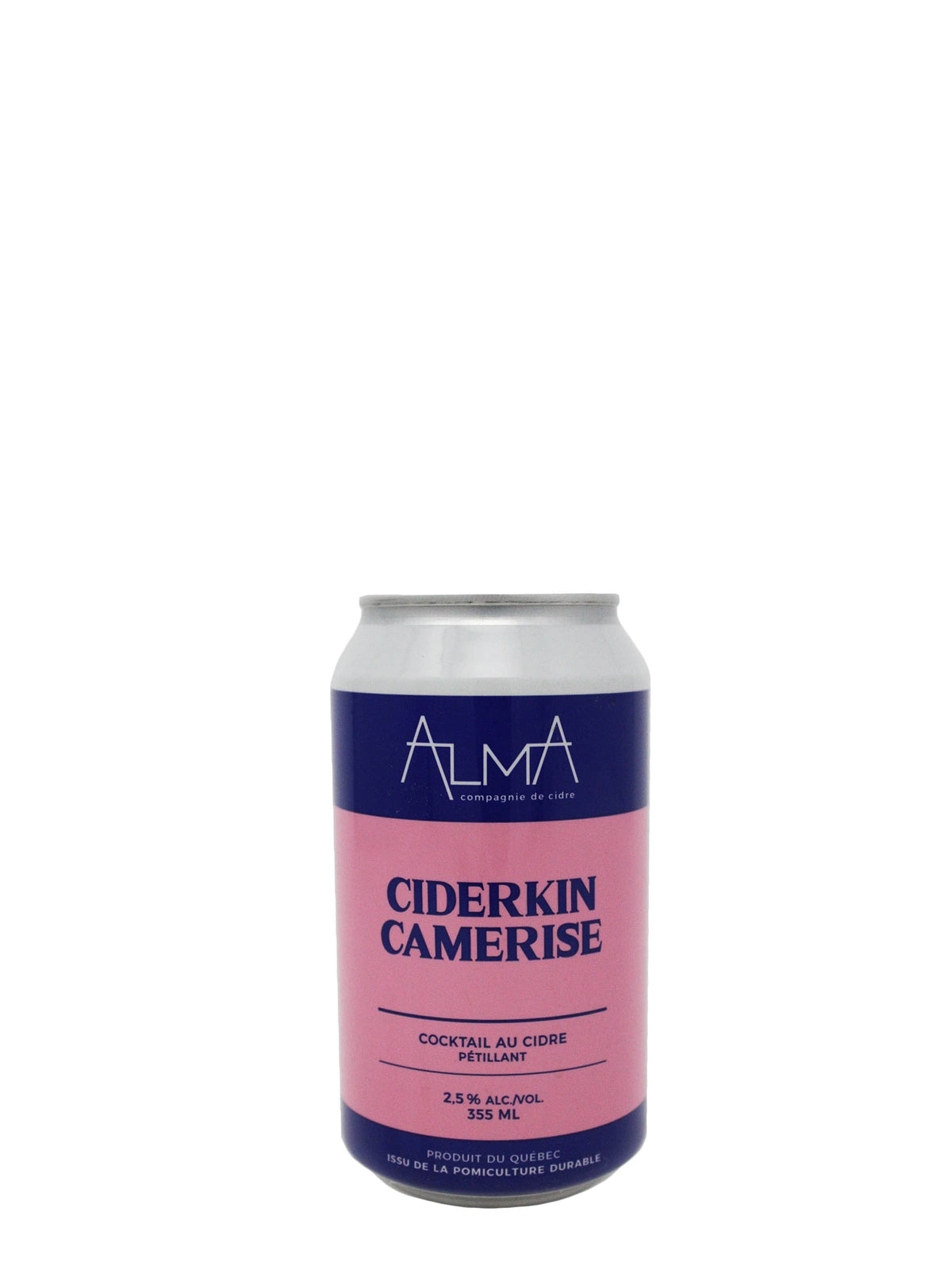 Alma, Compagnie de Cidre cidre Ciderkin Camerise Cocktail au cidre pétillant 355 ml - Alma Compagnie de cidre