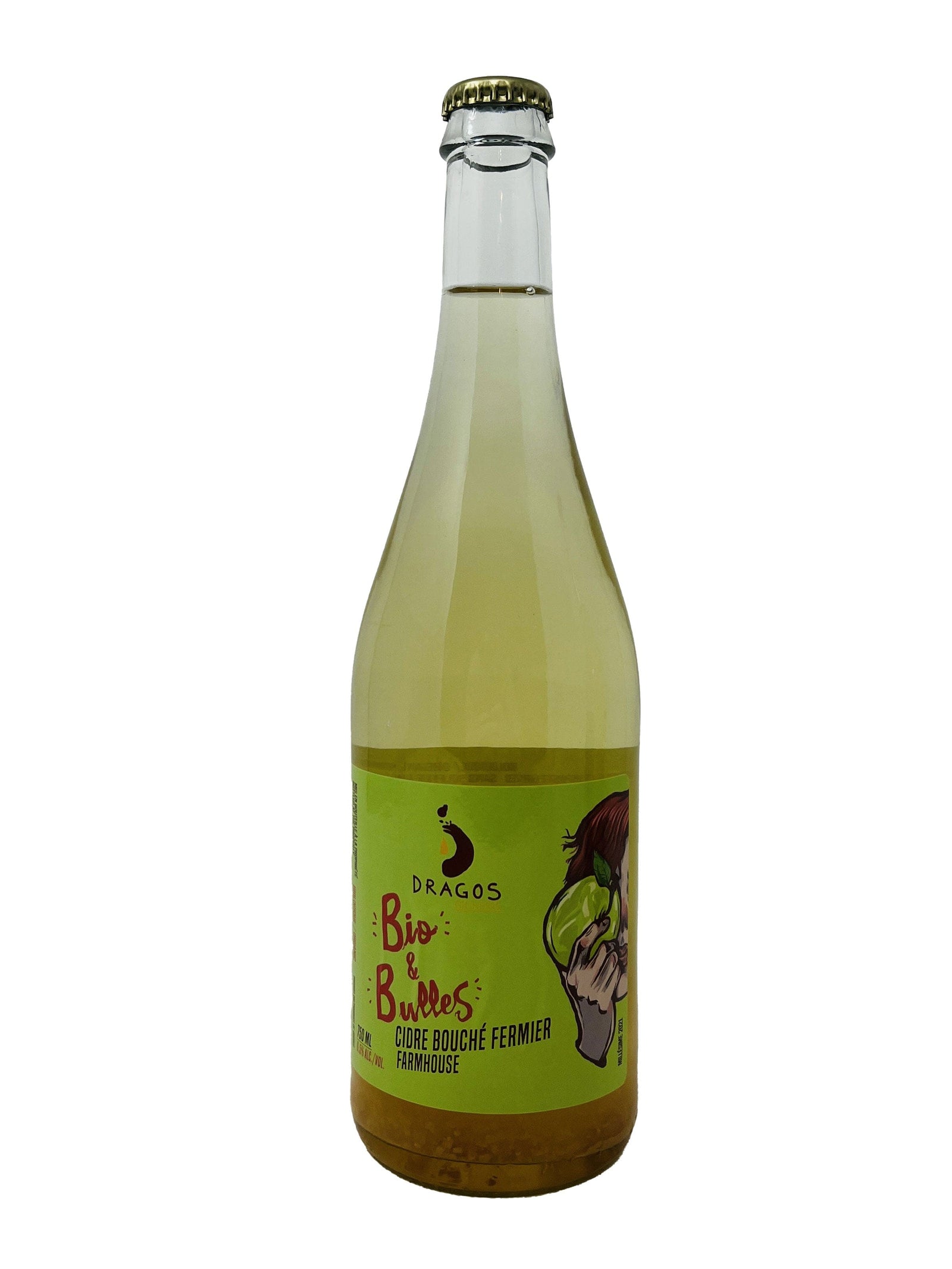 Cidrerie Dragos Cidre bouché fermier biologique  "Bio et Bulles" - Cidrerie Dragos