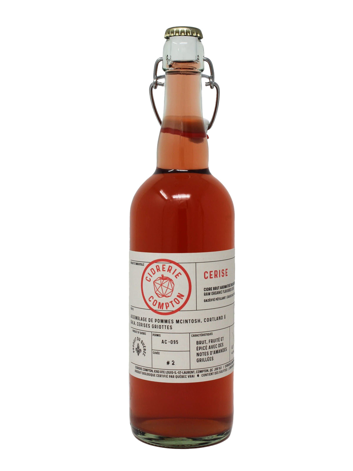 Cidrerie Compton cidre Cidre Cerise fût de Chêne- Cidrerie Compton