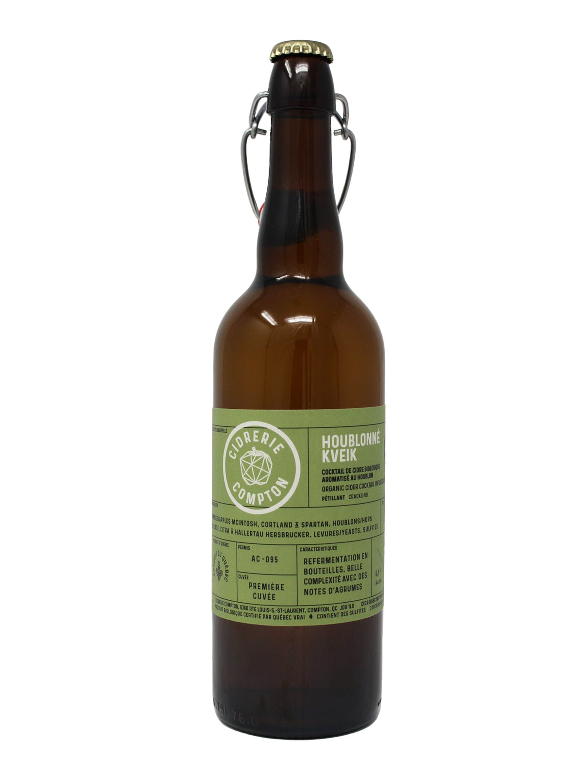 Cidrerie Compton cidre Cidre Houblonné Kveik - Cidrerie Compton