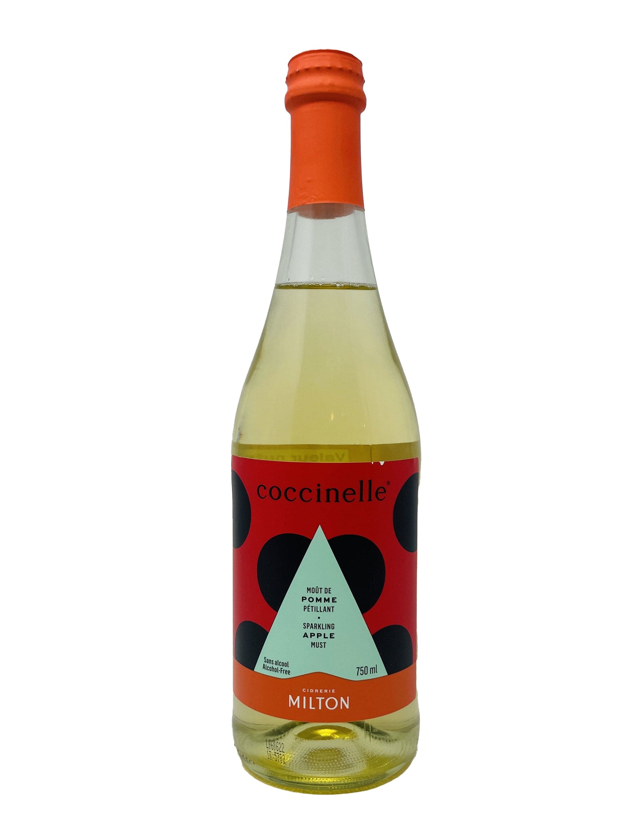 Cidrerie Milton Cidres Coccinelle - Moût de Pomme Pétillant 750 ml de Cidrerie Milton