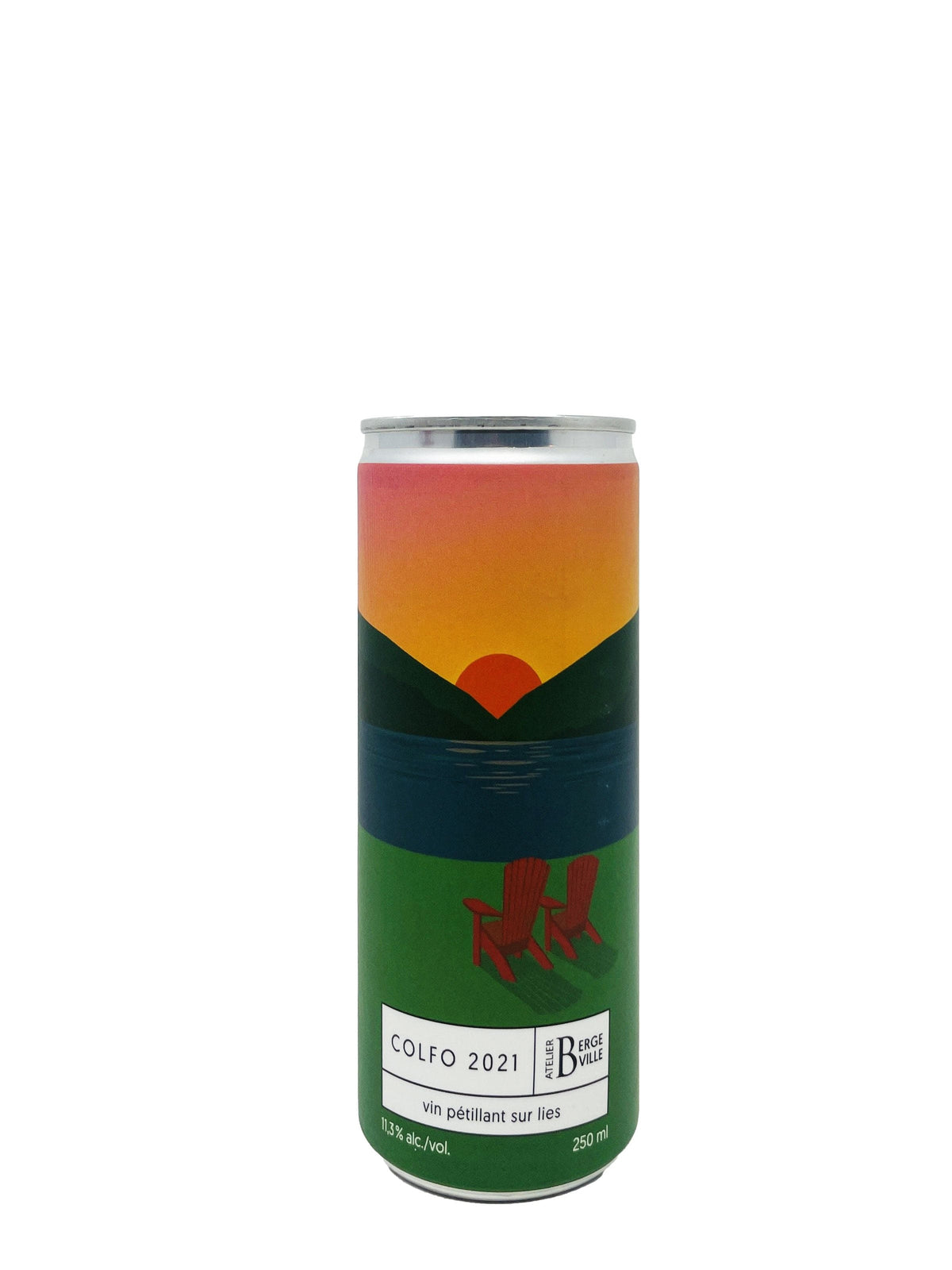 Domaine Bergeville vin Colfo - Vin pétillant en canette du Domaine Bergeville