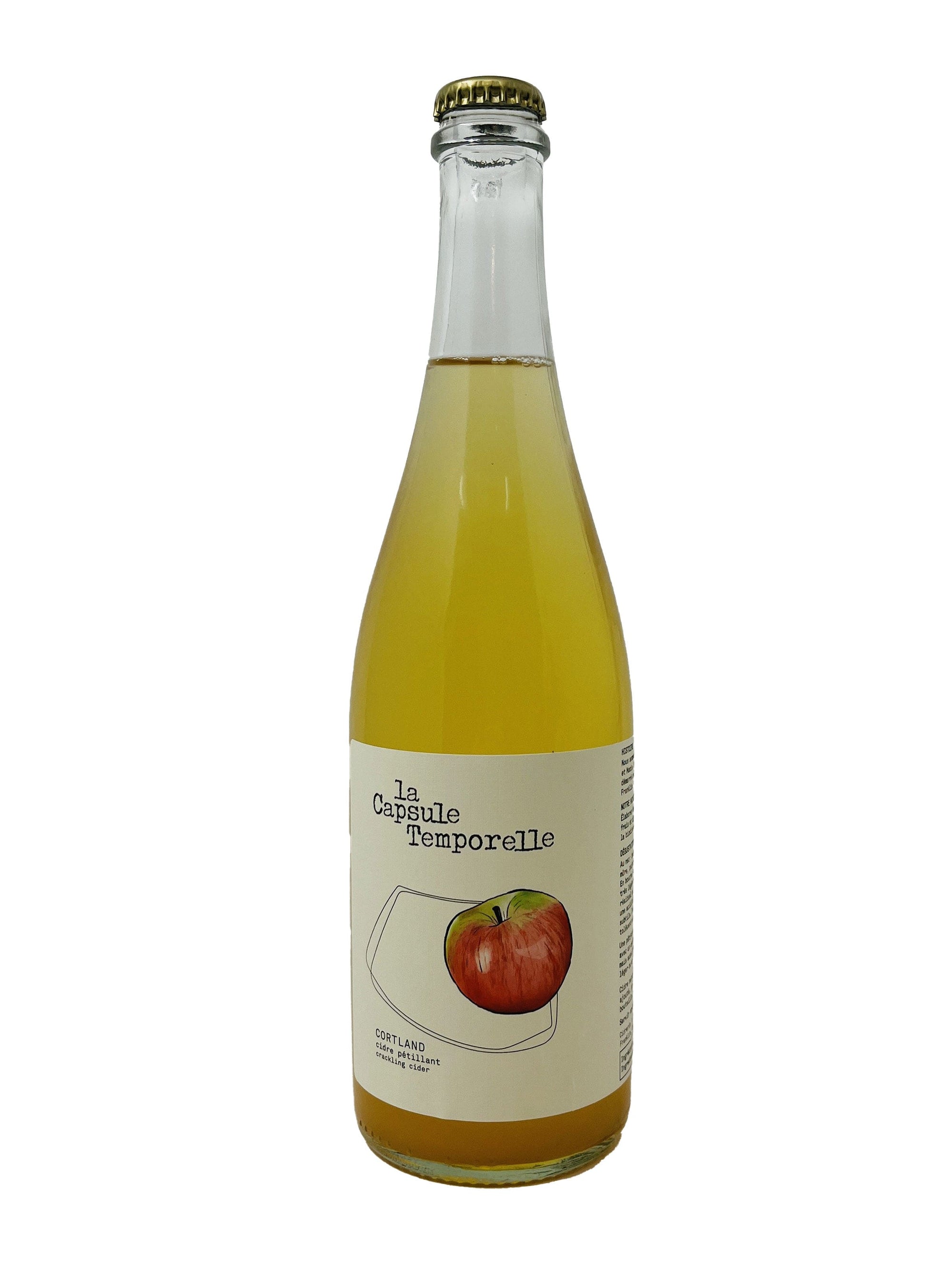 Cidrerie La Capsule temporelle Cortland - Cidre pétillant de la cidrerie La Capsule Temporelle