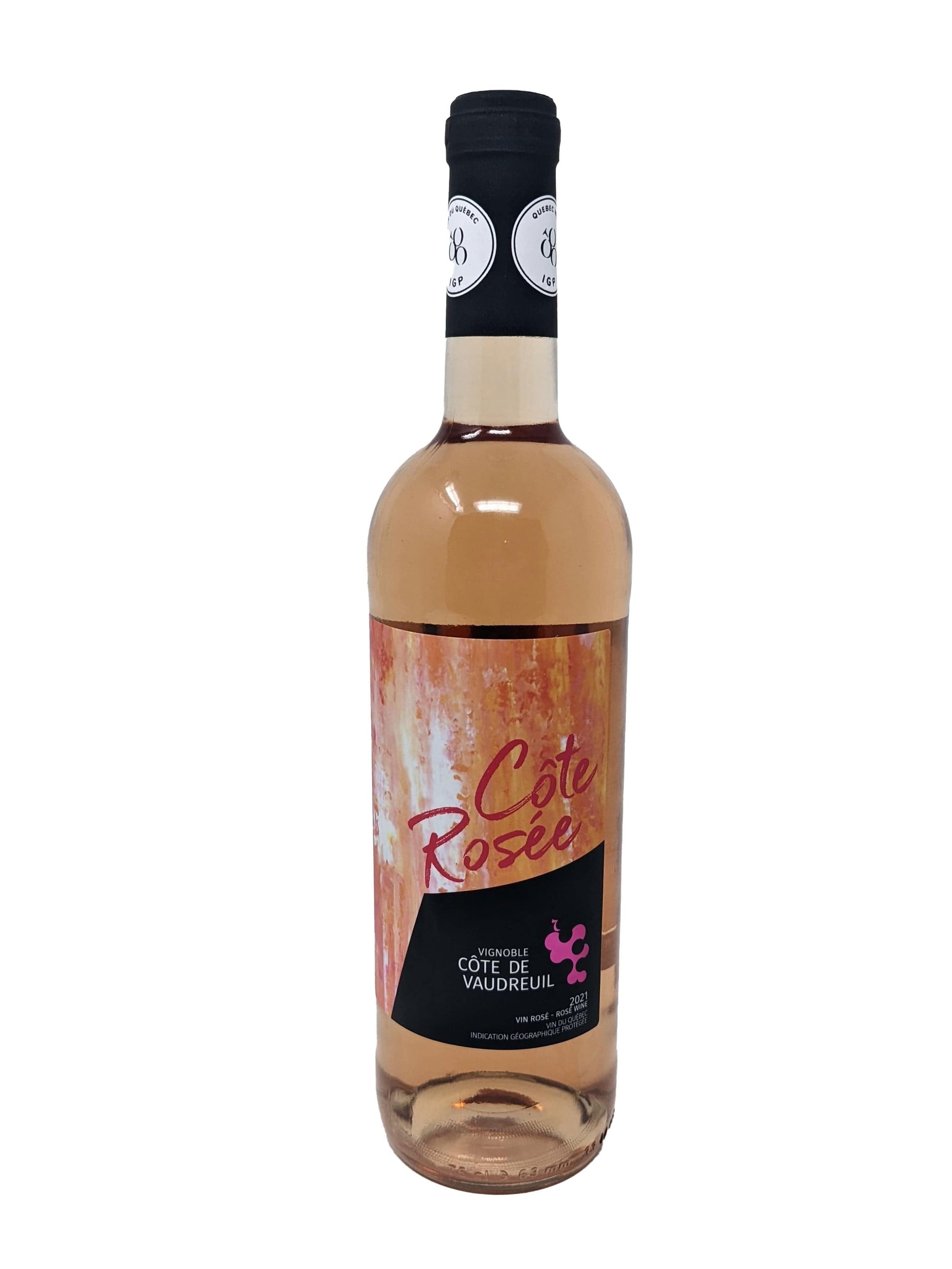 Côte de Vaudreuil vin Côte Rosé - Vin rosé du Vignoble Côte de Vaudreuil