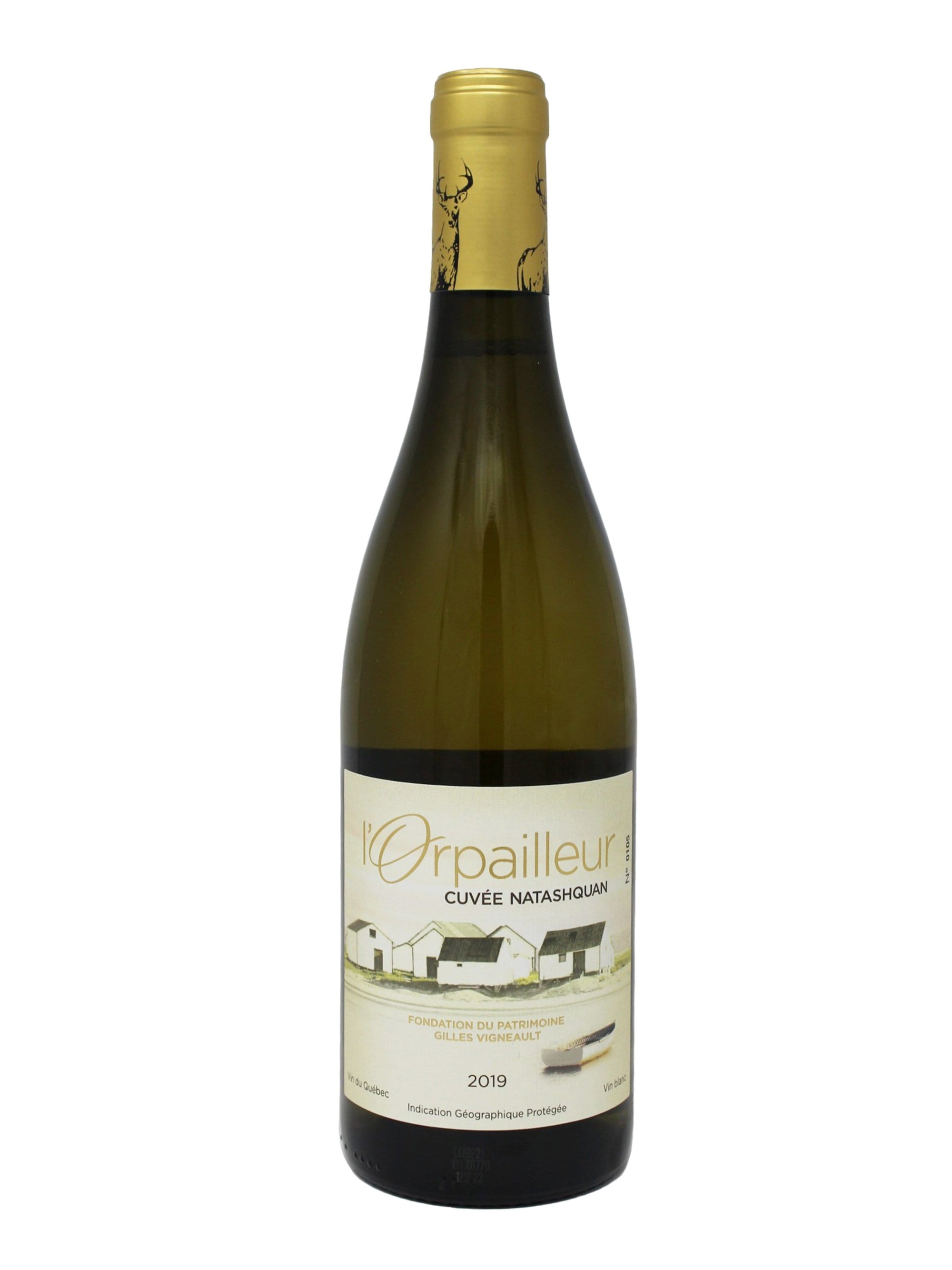 Vignoble de L'Orpailleur vin Cuvée Natashquan - Vin Blanc du Vignoble de l’Orpailleur