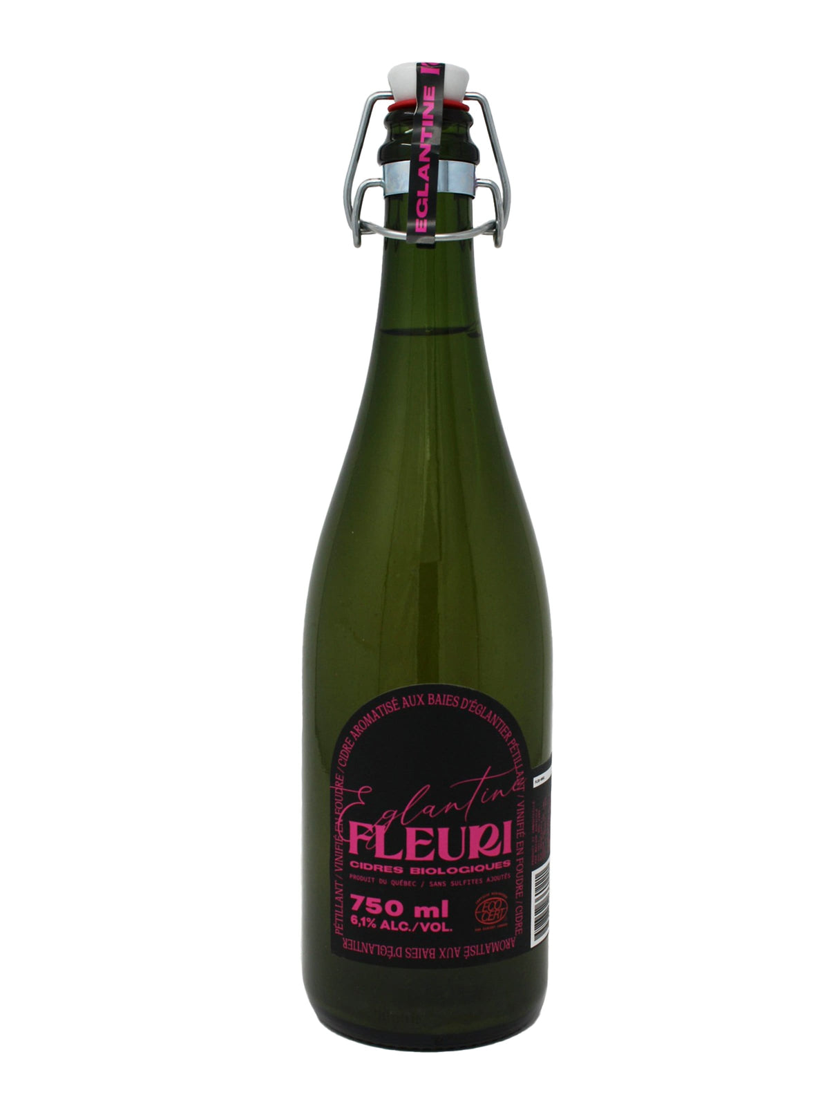 Cidrerie Fleuri cidre Eglantine - Cidre aromatisé de chez Fleuri Cidres biologiques