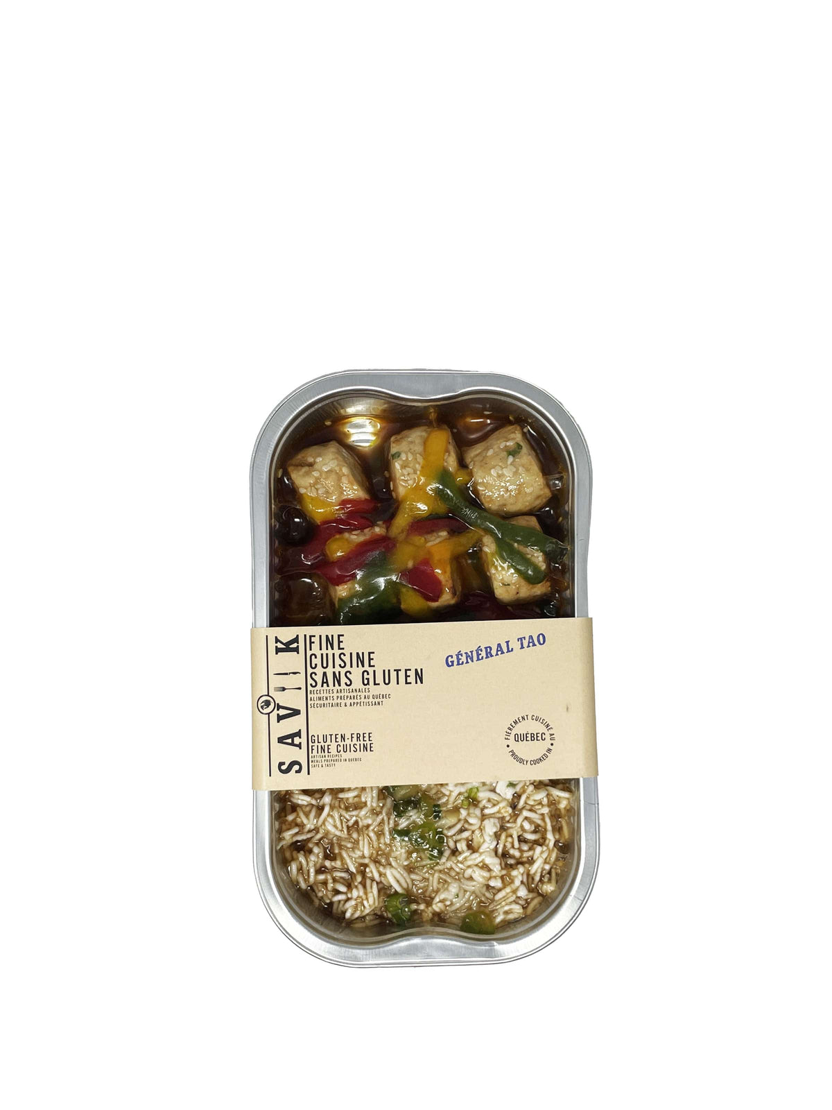 Saviik épicerie Général Tao - Plat cuisiné sans gluten de Saviik