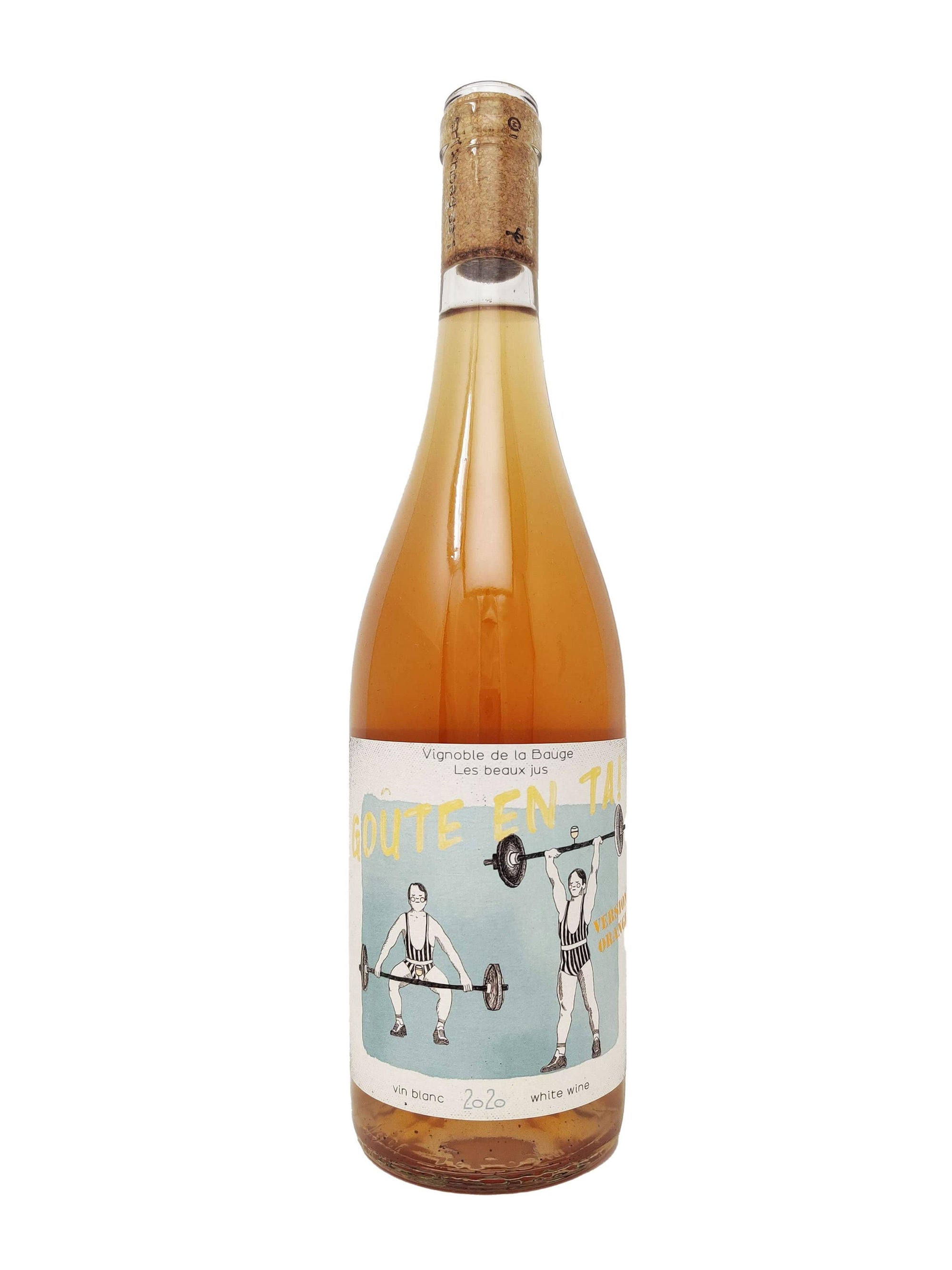 Vignoble de La Bauge vin Goûte en Ta ! - Vin blanc version orange du Vignoble de La Bauge