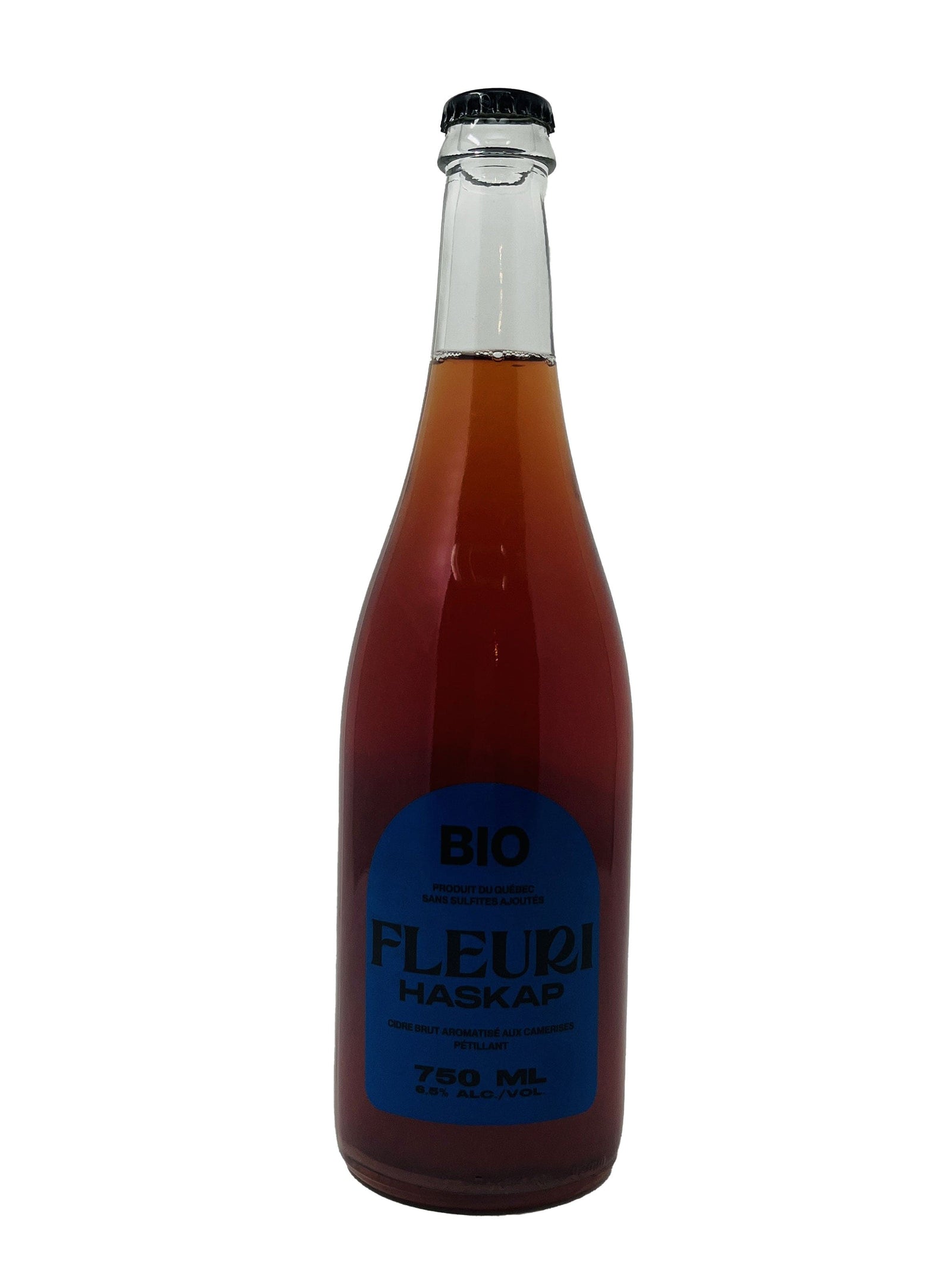 Cidrerie Fleuri Haskap - Cidre aromatisé aux camerises de chez Fleuri Cidres biologiques